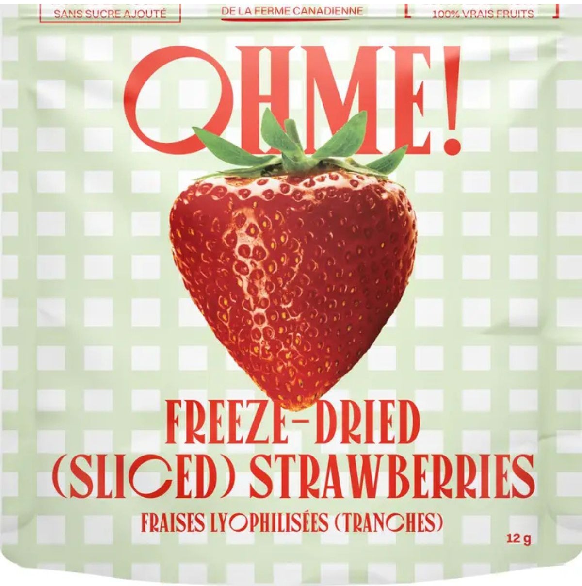 Fraises lyophilisées OHME!