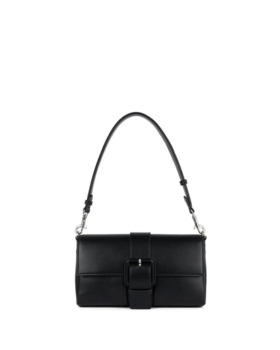Le Elsie - Sac à main 2-en-1 en cuir vegan noir