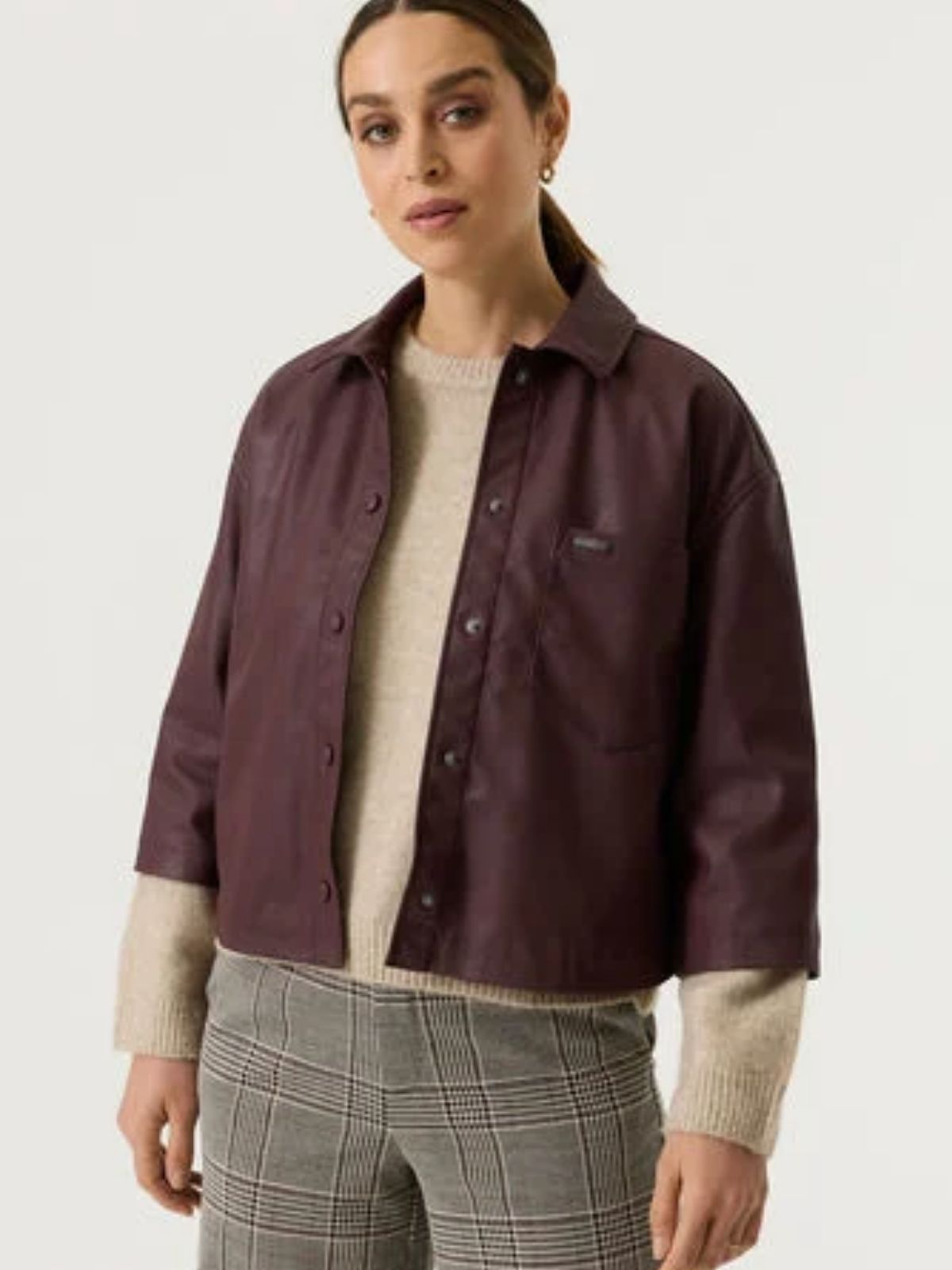 Veste en simili cuir Garcia