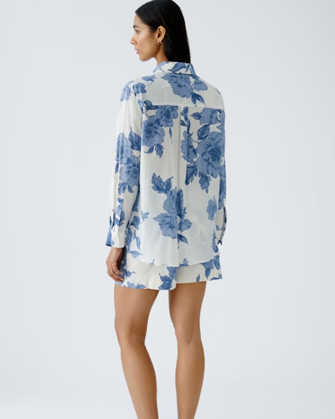 Chemisier long avec Fleur OUI 92934