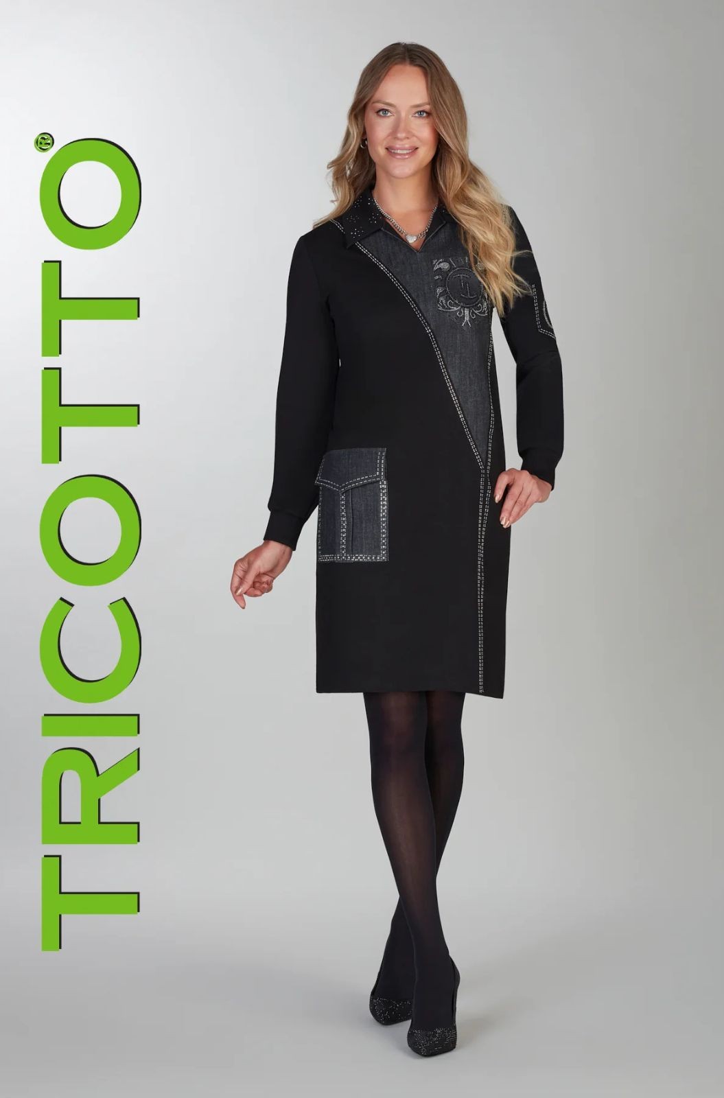 Robe style chemise Tricotto 
