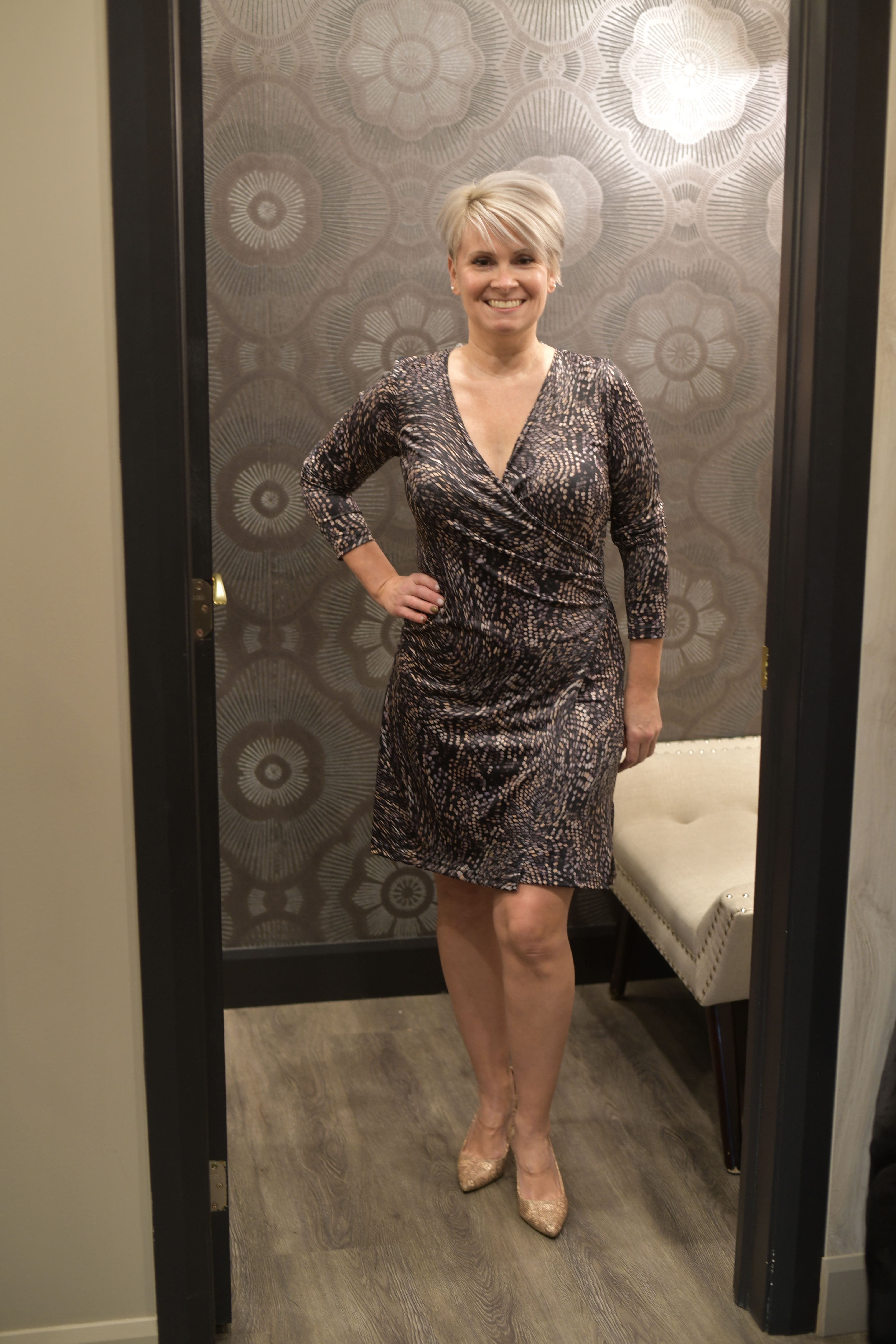 Robe avec col V Cover me