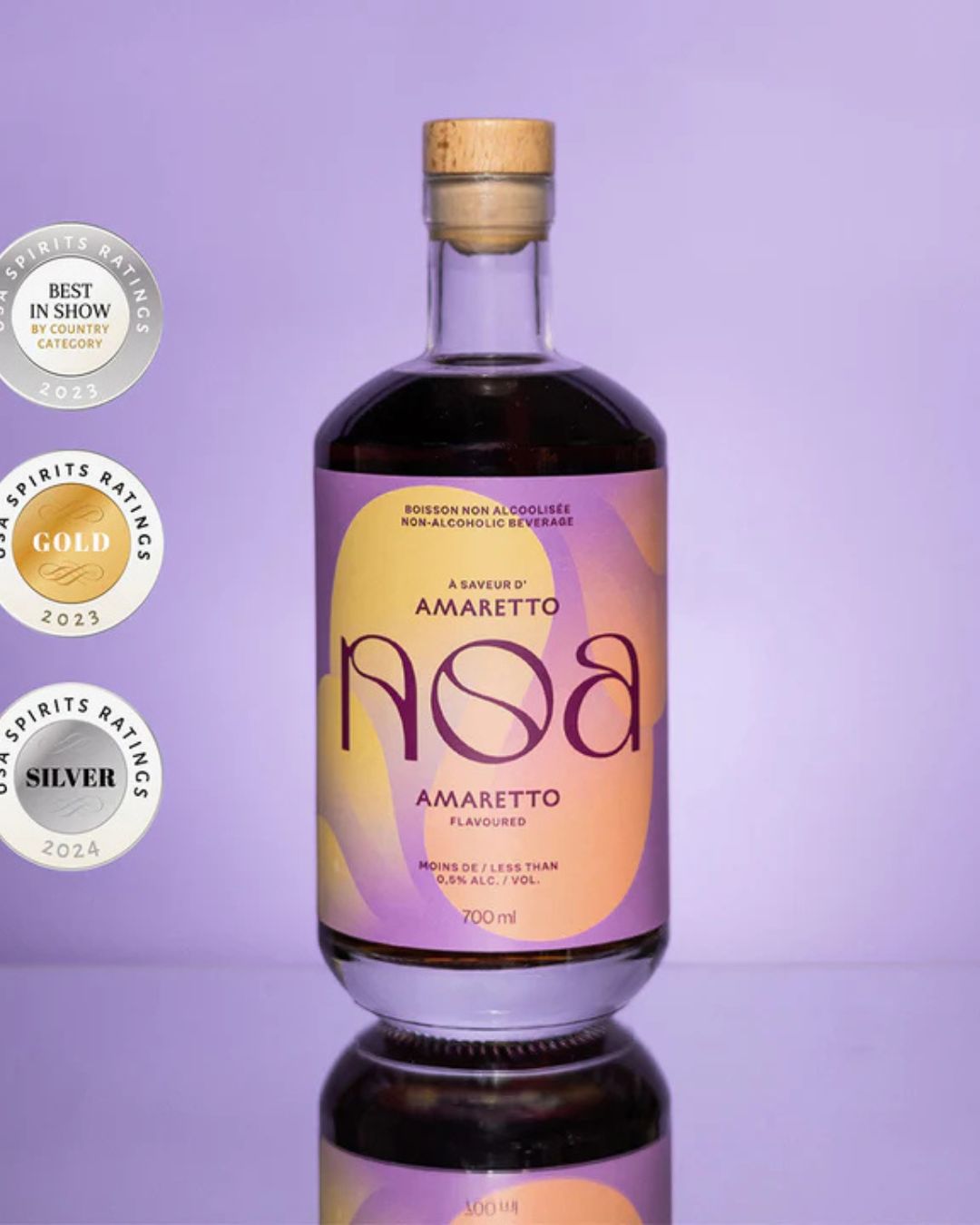 Amaretto sans alcool 700ml Monsieur Cocktail