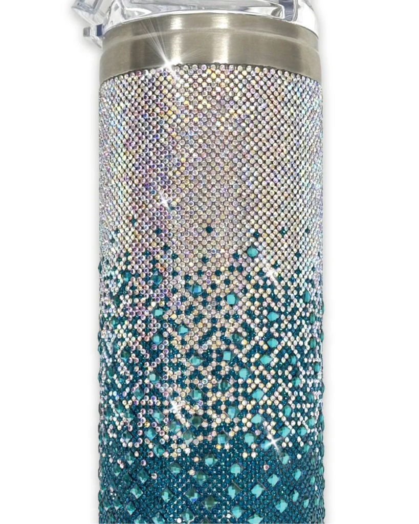 Bouteille Royal Garden Party Jacqueline Kent Teal Ombre