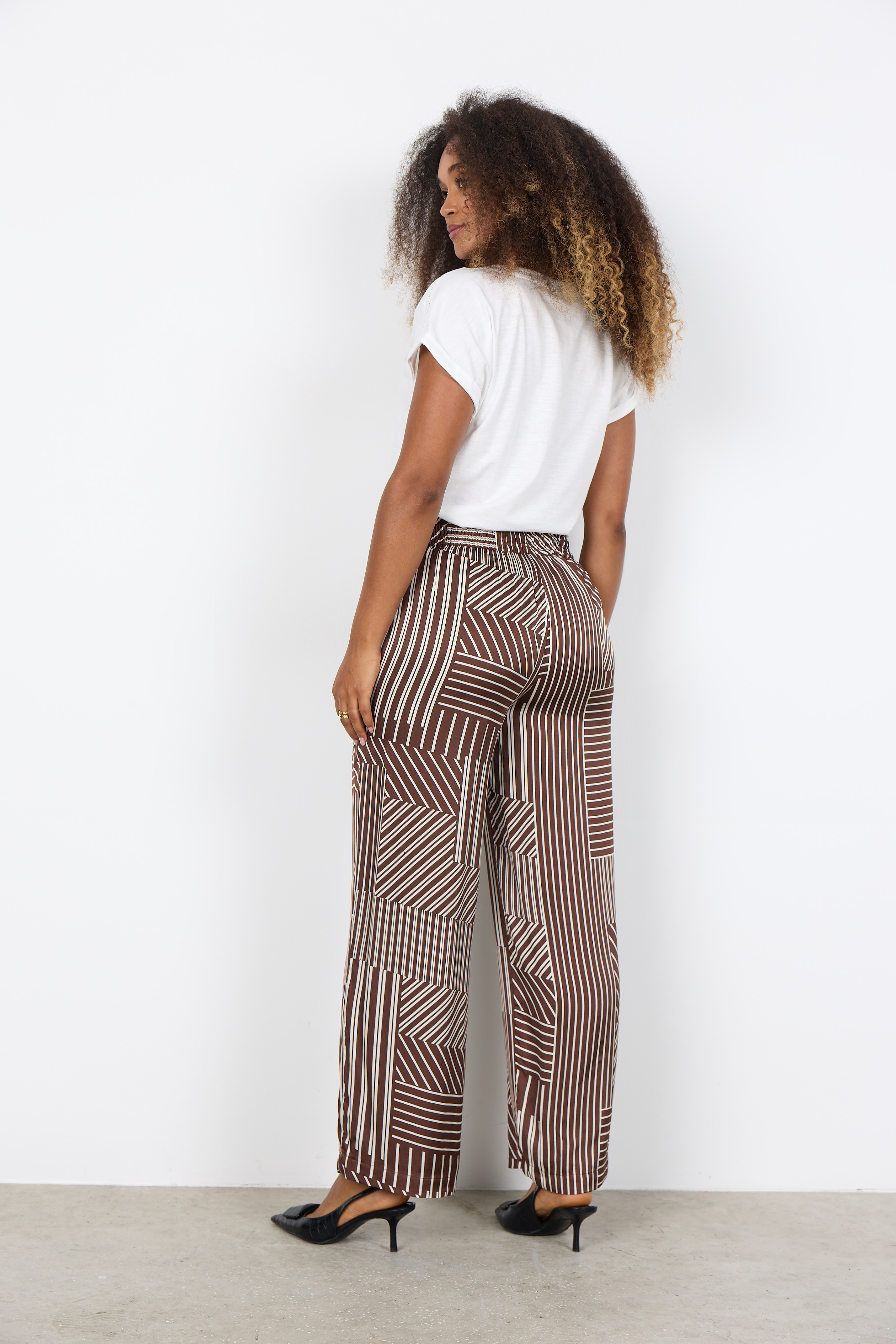 Pantalon à motif Soya Concept 