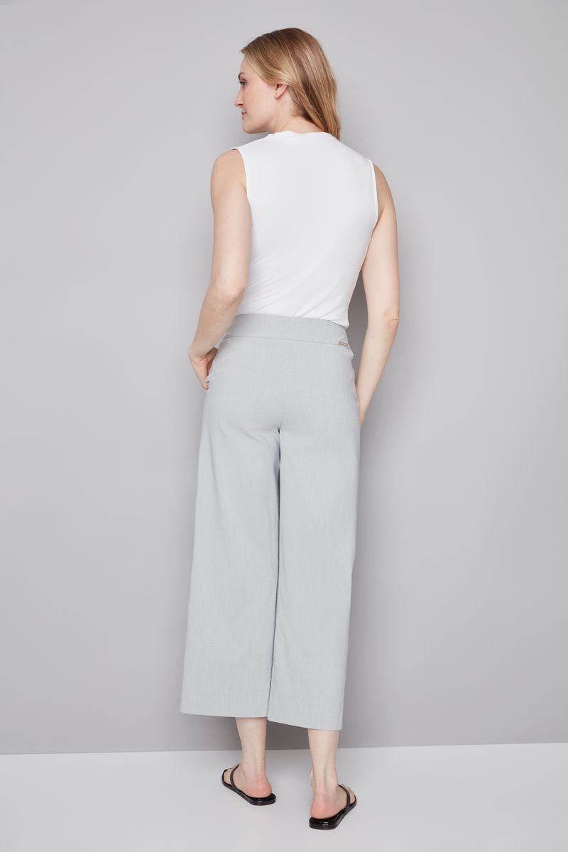 Pantalon large à enfiler à rayures bleues ILTM