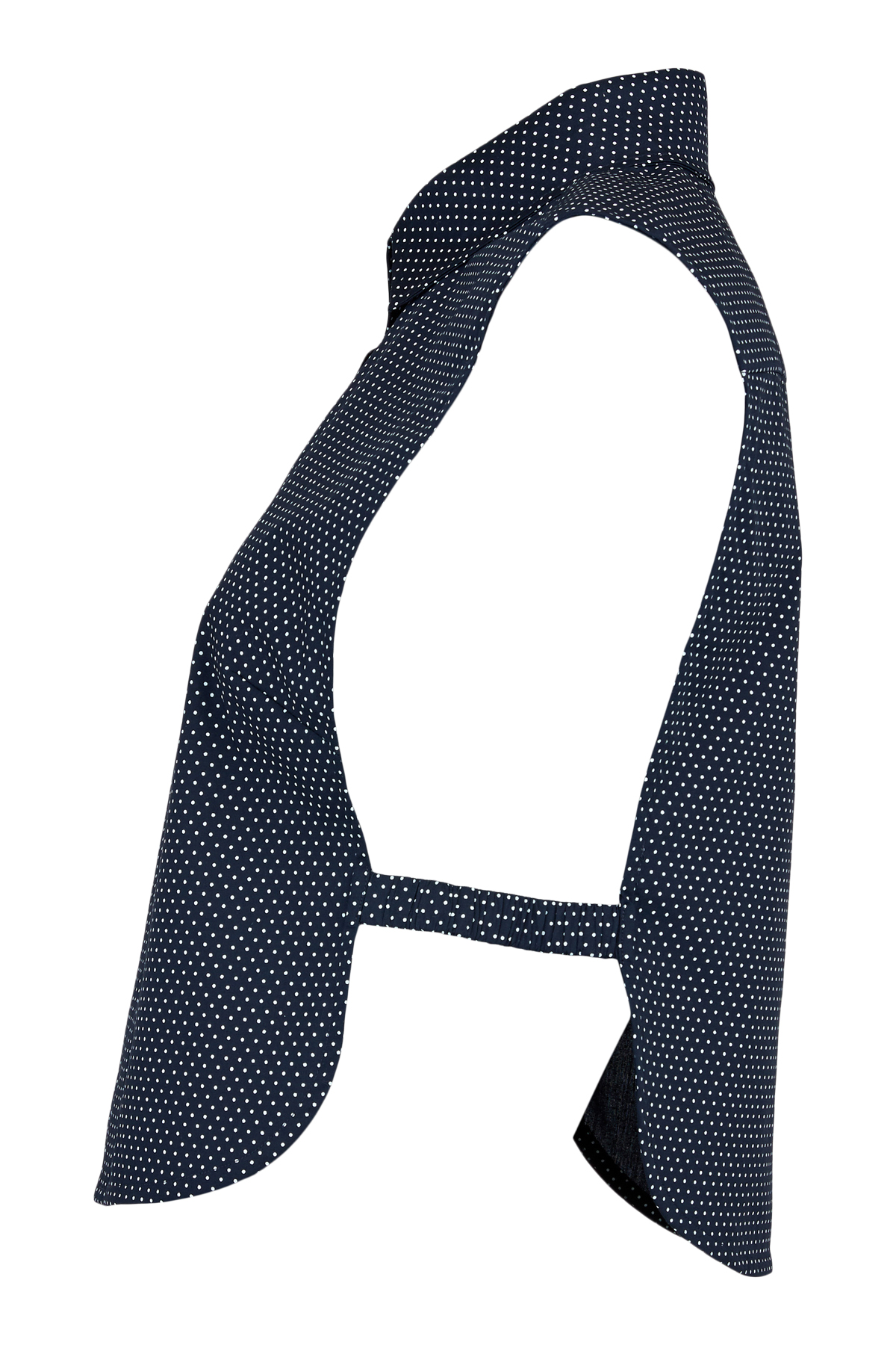Col Plastron Imprimé de Petits Pois Sunday 6458 