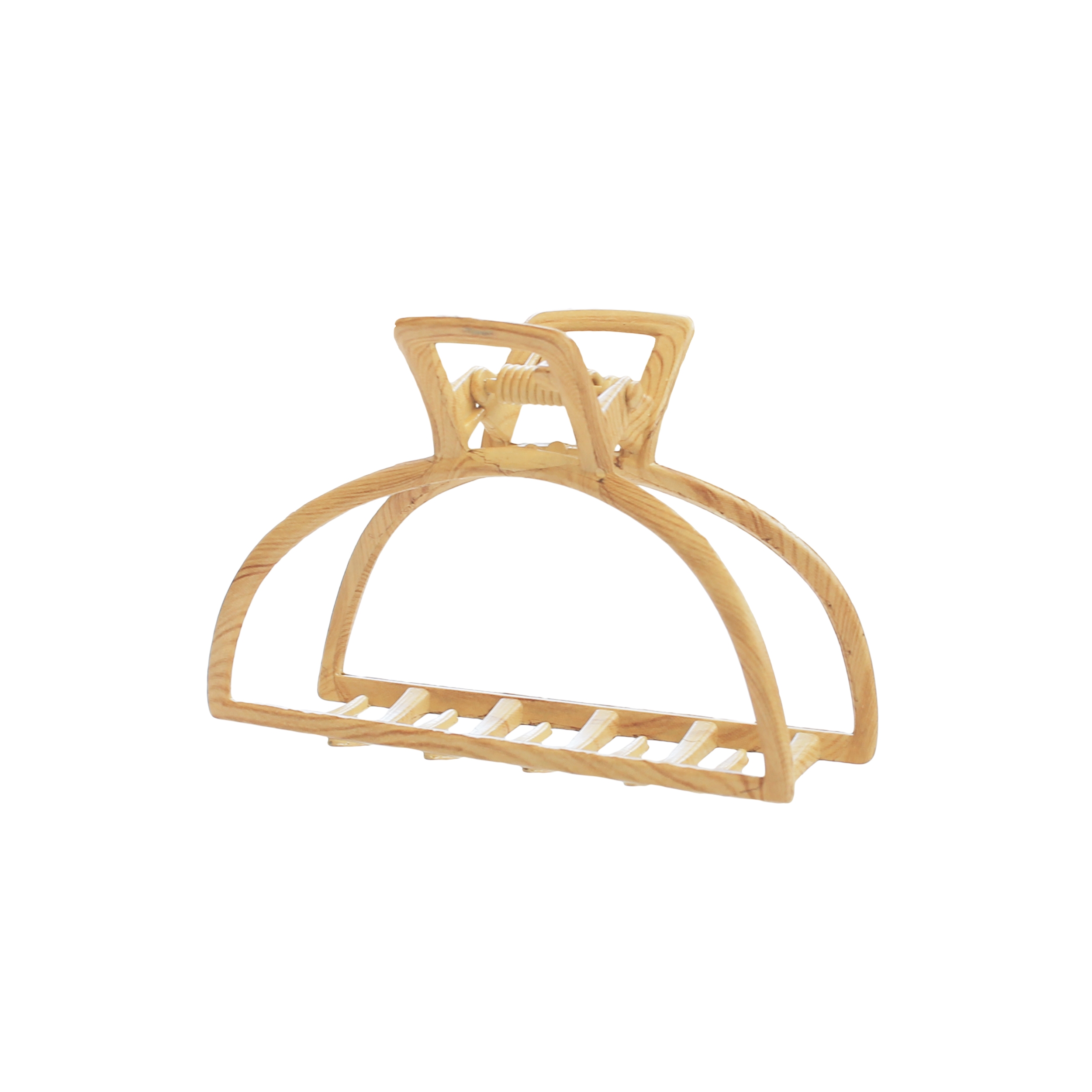 Pince à Cheveux Demi-lune en Métal Beige Jackie J TWH11CBE