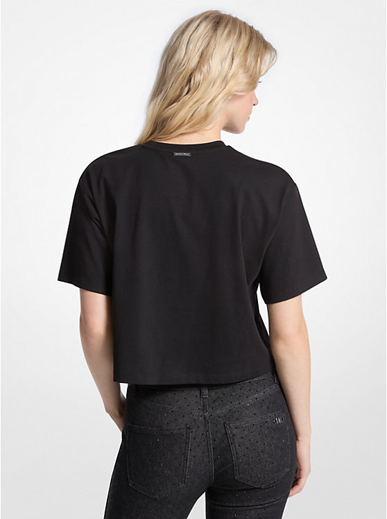 T-shirt en jersey de coton à logo signature – Michael Kors