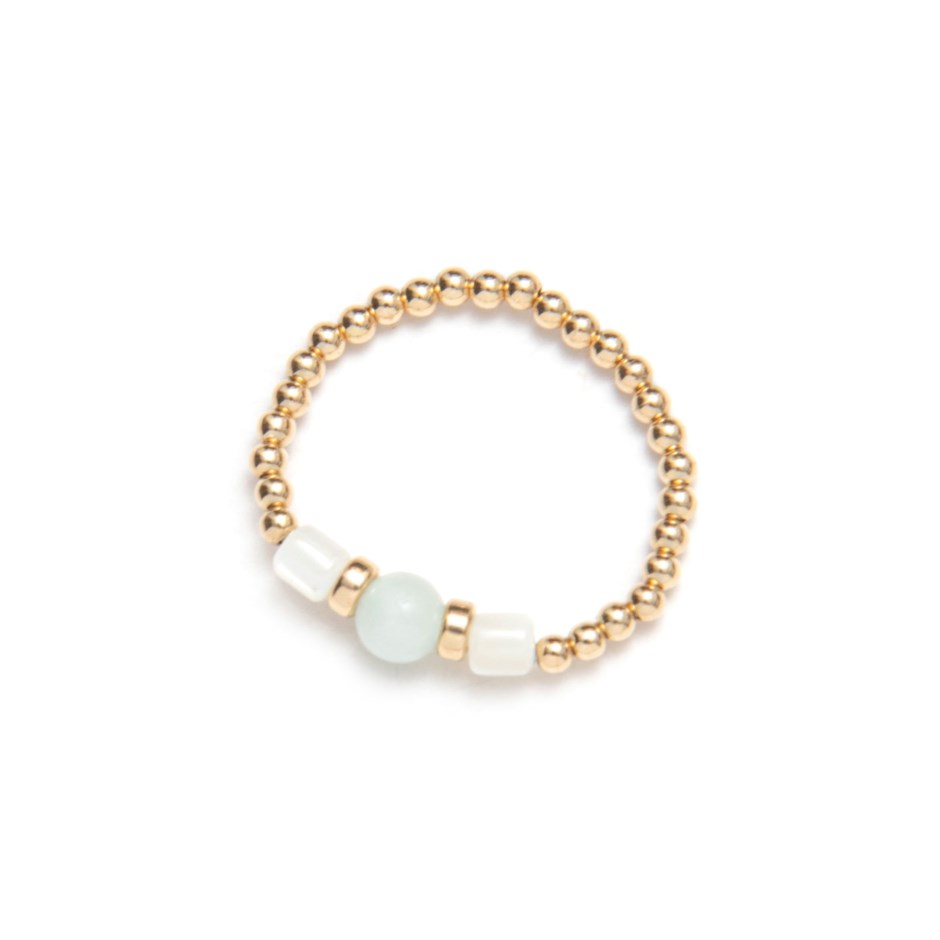 Bague Élastique Be Poised gold Ever Bloom Beblue