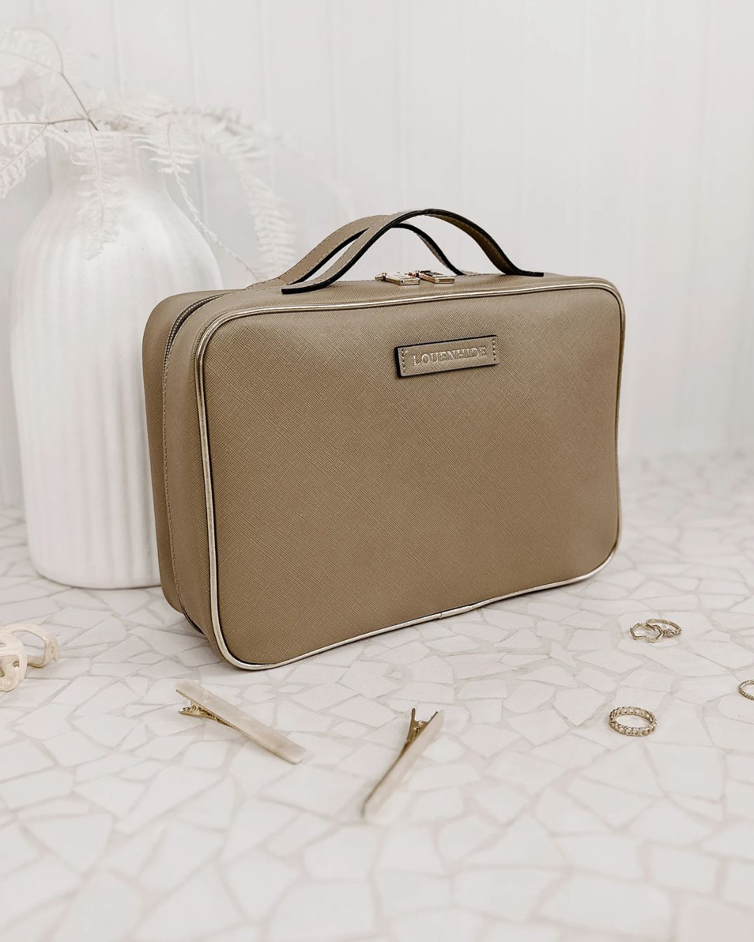 Trousse de beauté Georgie Coffee Louenhide