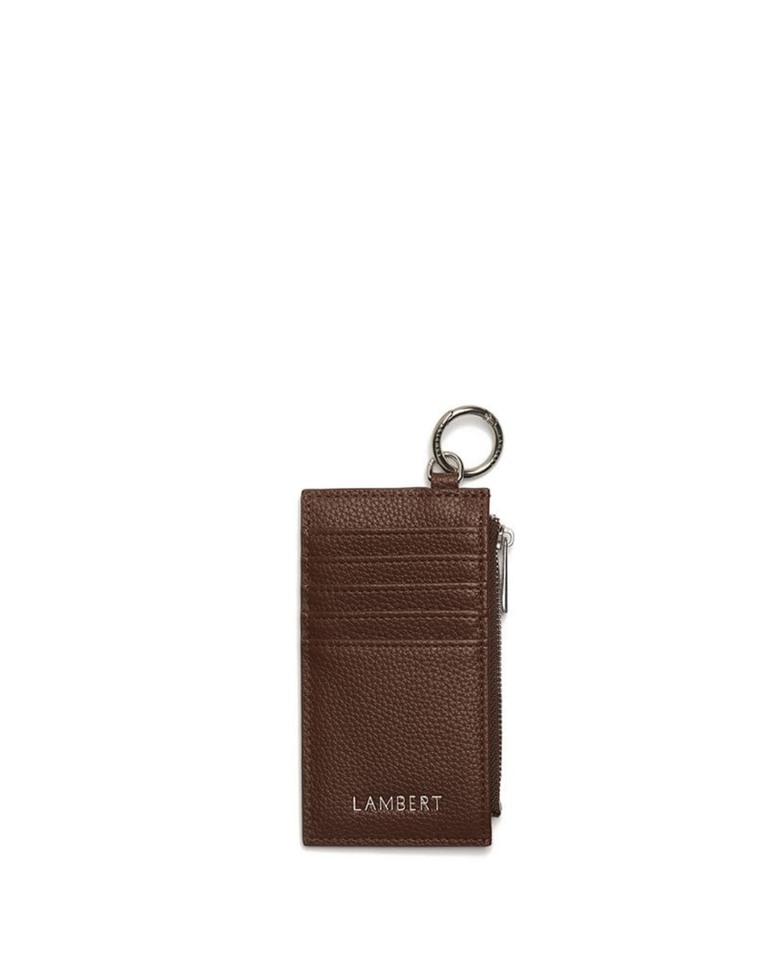 Le Phoebe - Porte-cartes en cuir vegan chocolate