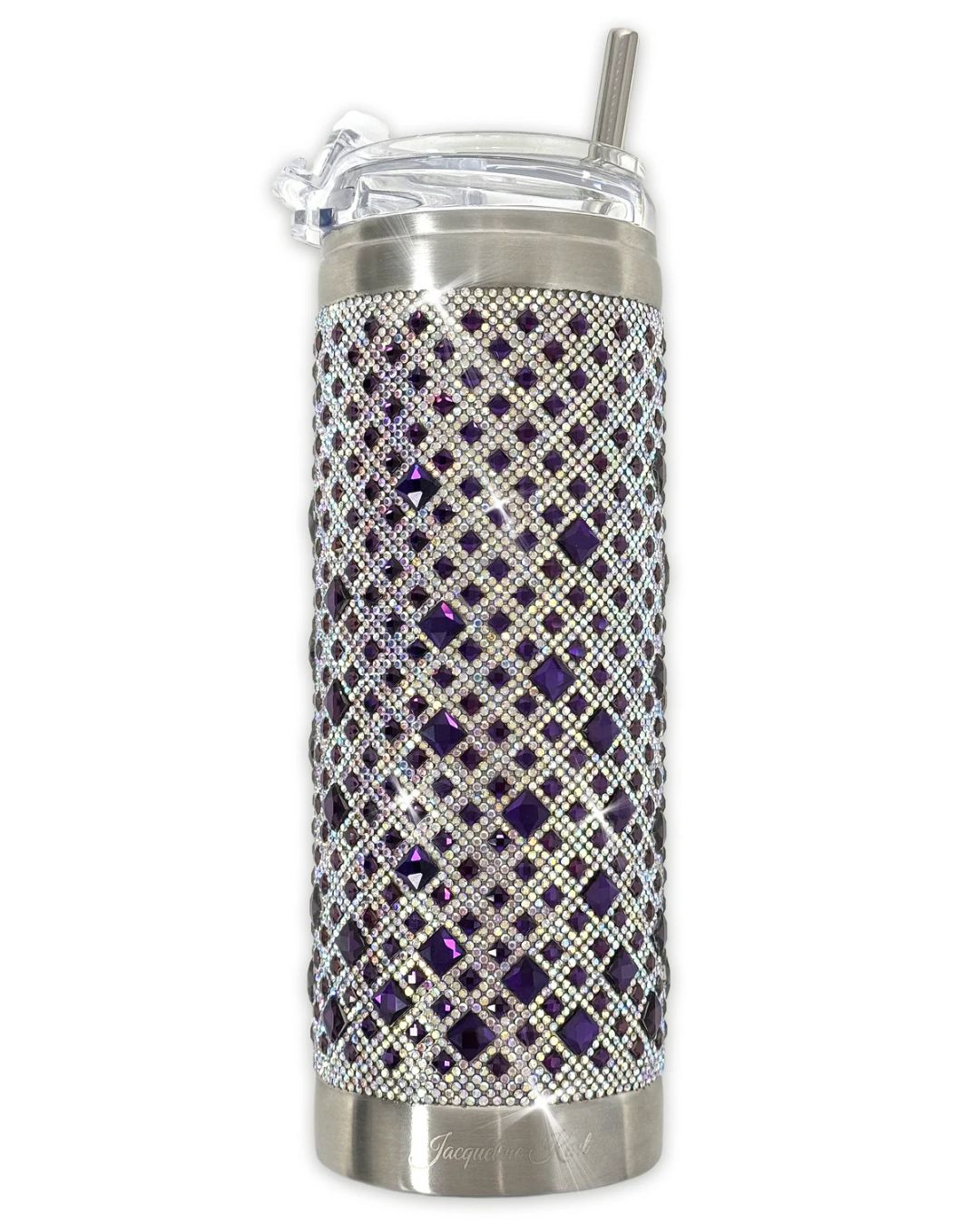 Bouteille cristal violet Jacqueline Kent 