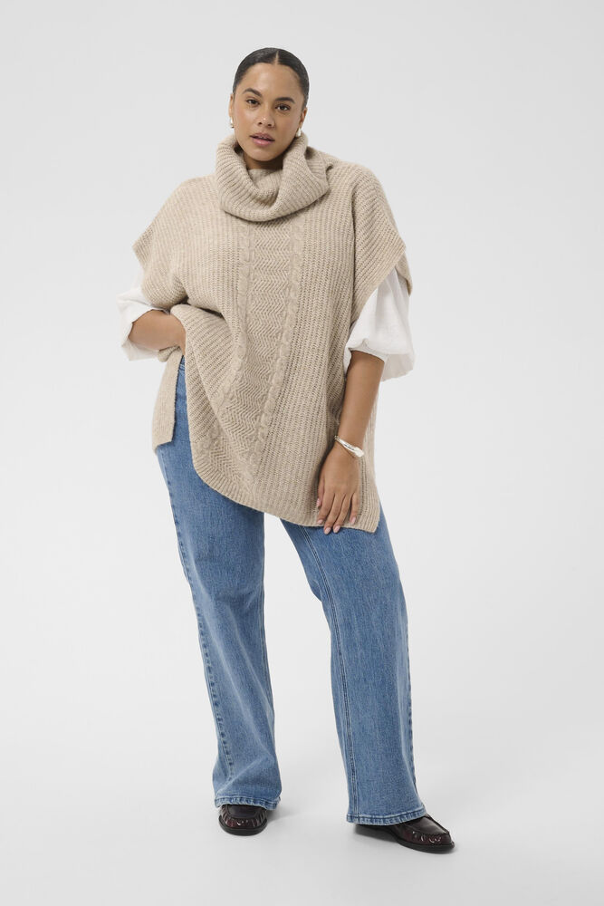Poncho en maille KCmala Kaffe Curve 
