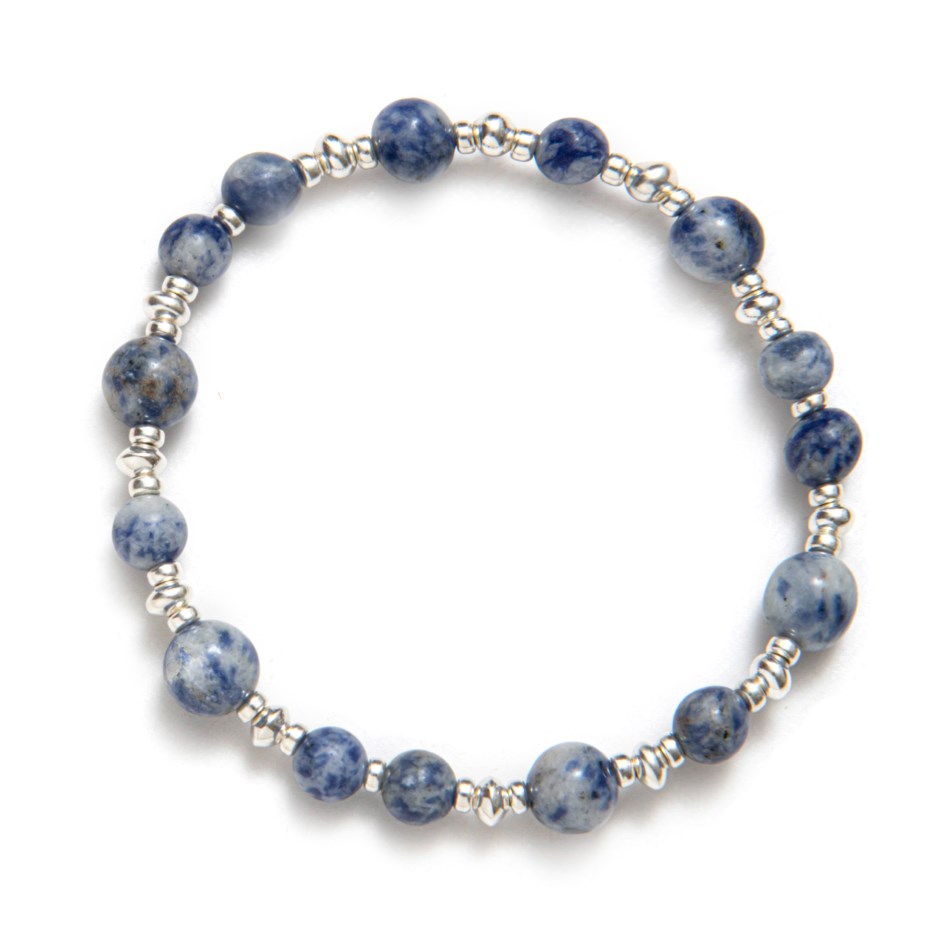 Bracelet Be Bubbly silver Lithos Beblue 