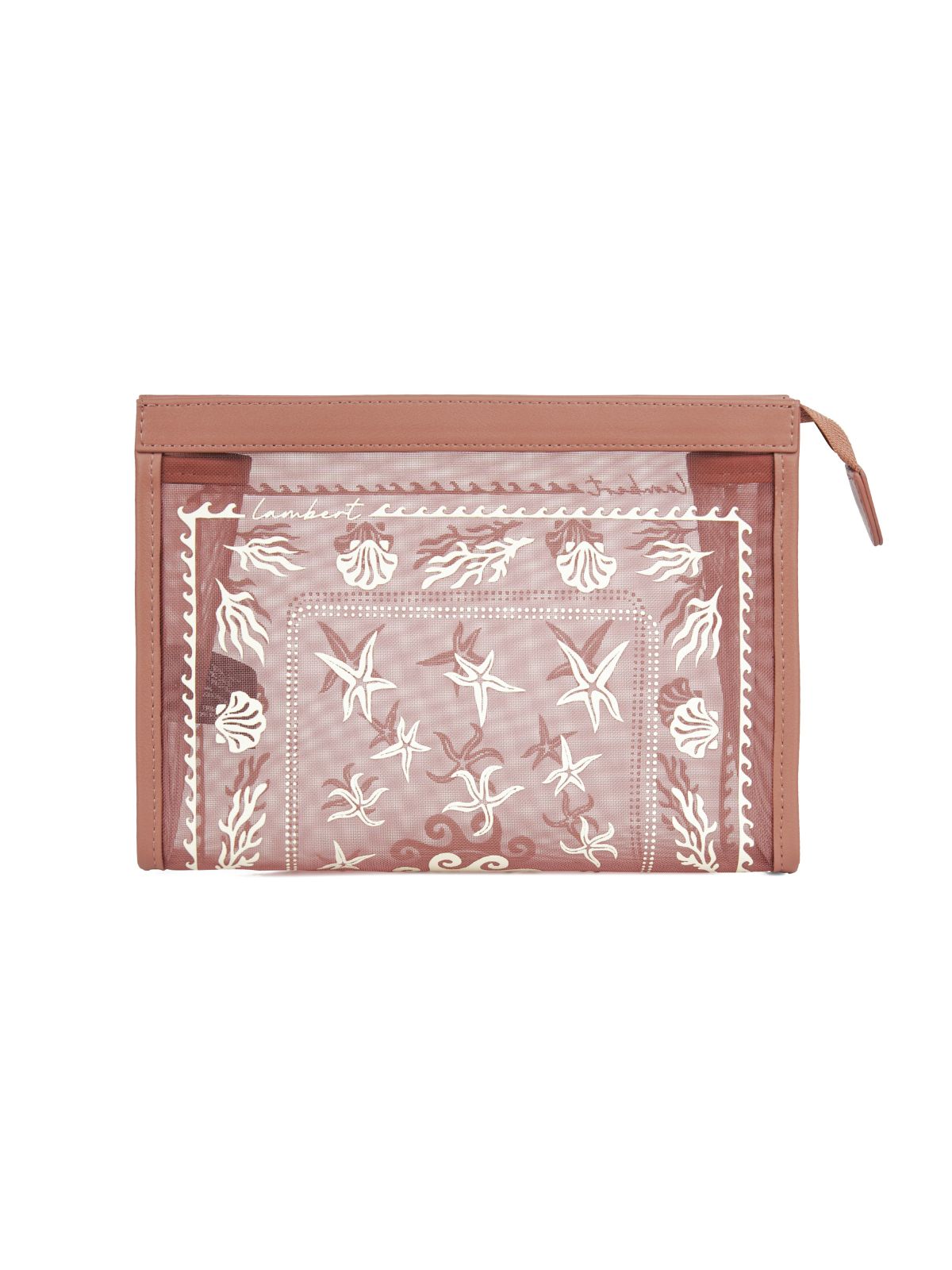 Le Alana – Pochette de plage en mesh clay Lambert