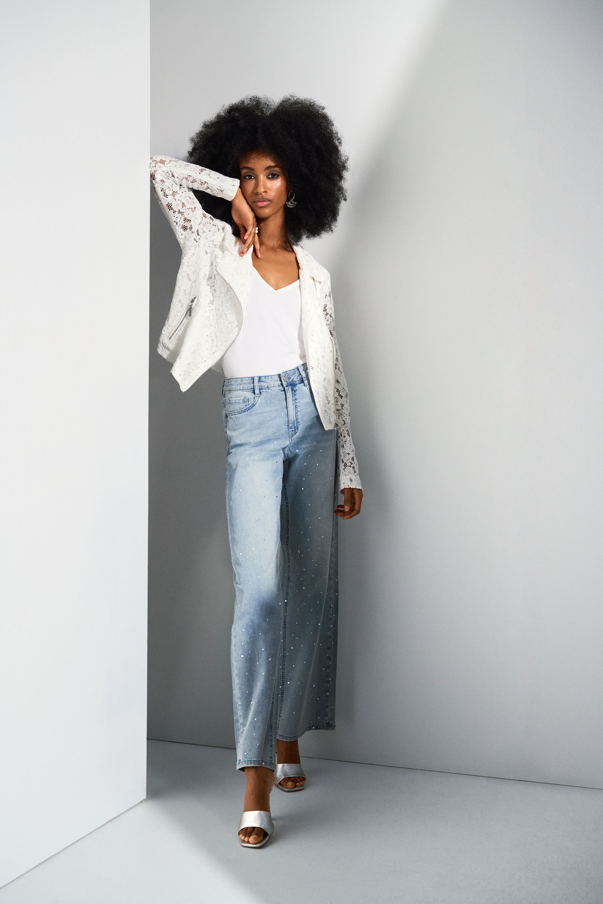 Jeans avec cristaux Joseph Ribkoff 252916