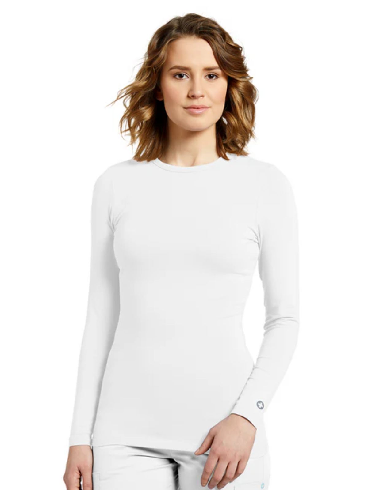 T-shirt à col rond en tricot 95/5 coton spandex Landau 