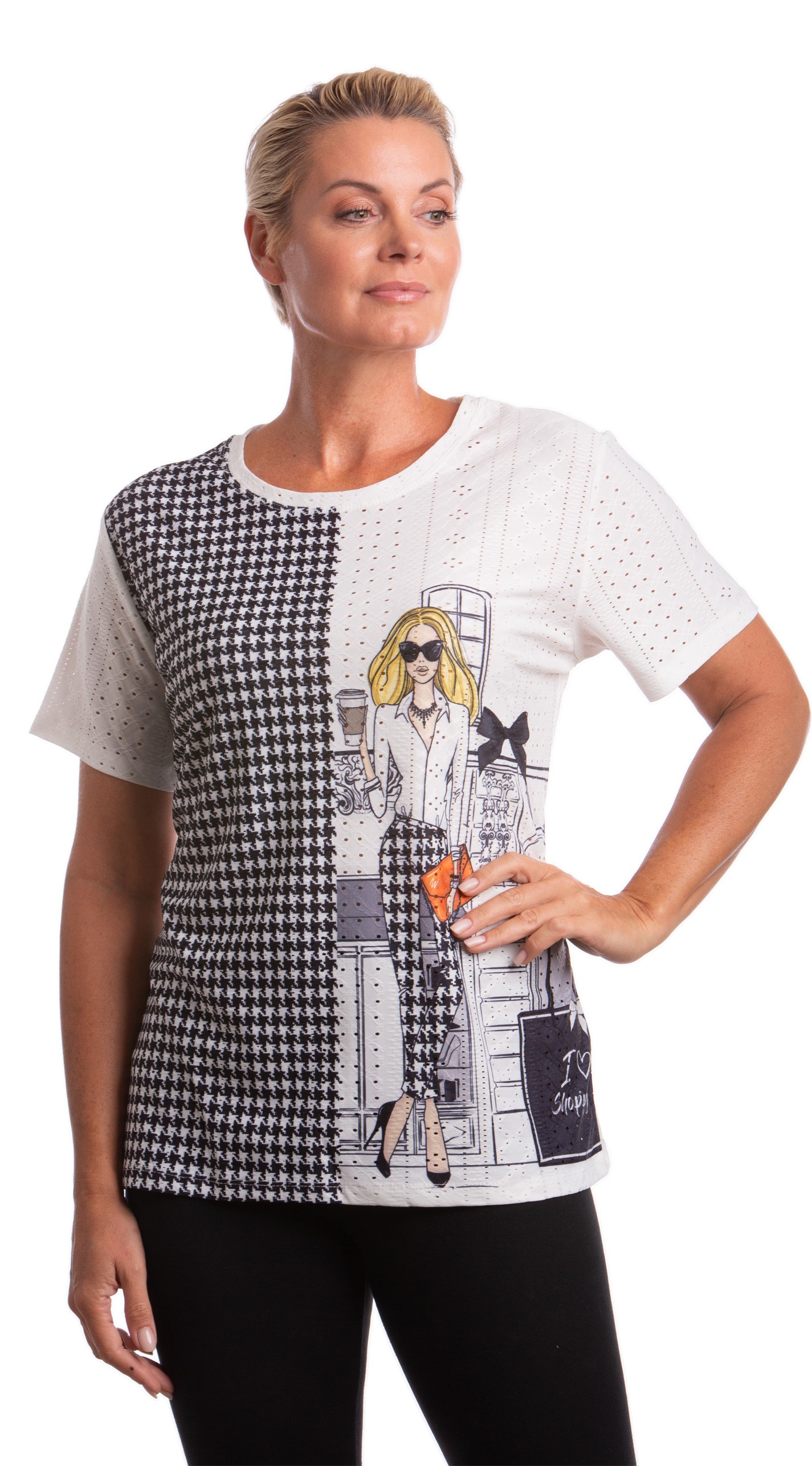 T-Shirt I love Shopping Mosnova 94076
