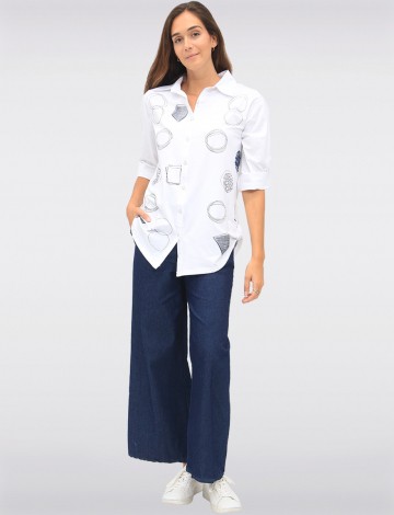 Chemise avec forme géometrique Goa
