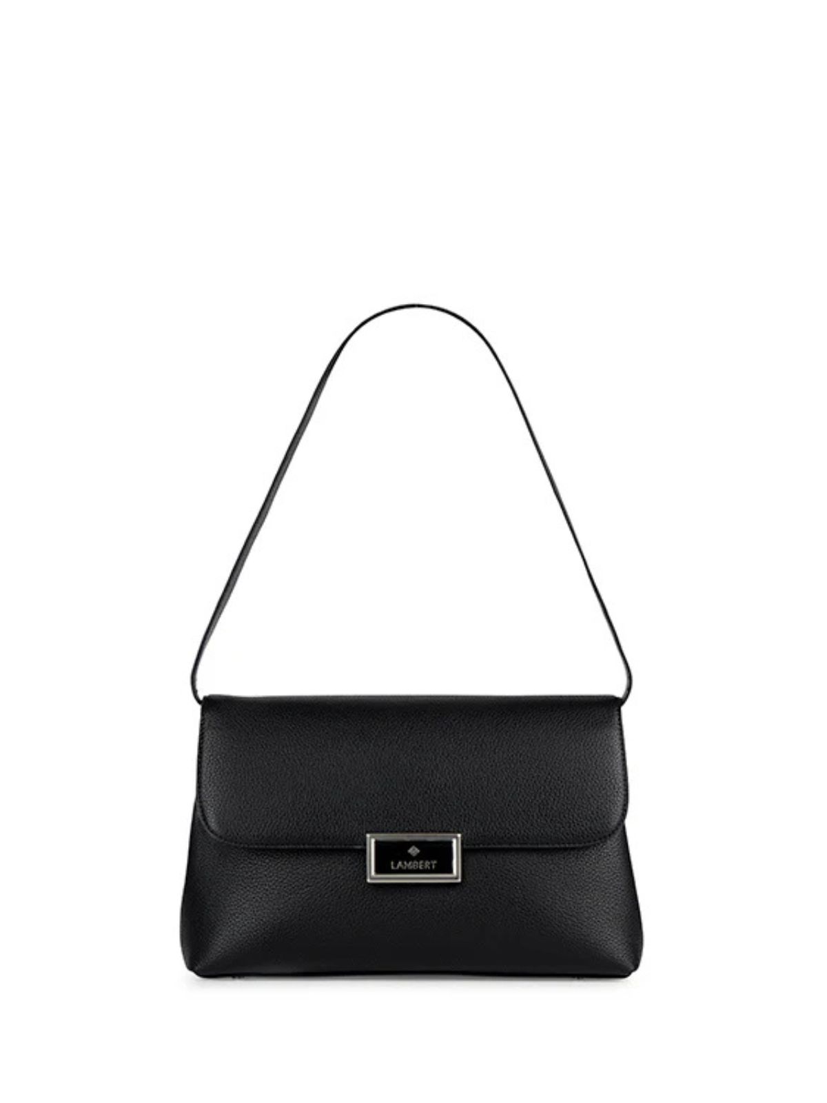 Le Vanessa - Sac à main en cuir vegan noir Lambert 