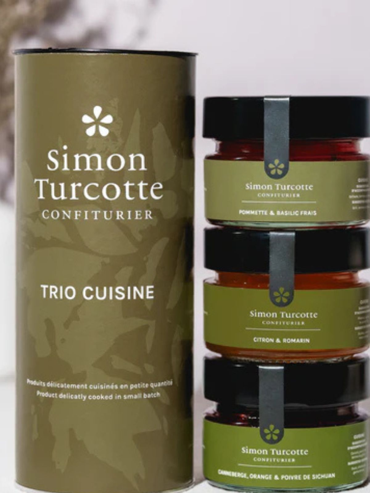 Trio de gelées et confiture - Cuisine Simon Turcotte