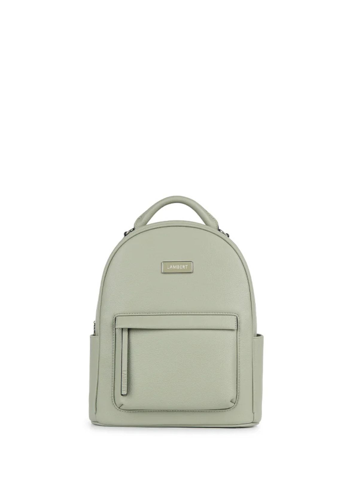 Le Maude - Sac à dos 3-en-1 en cuir vegan sage Lambert.
