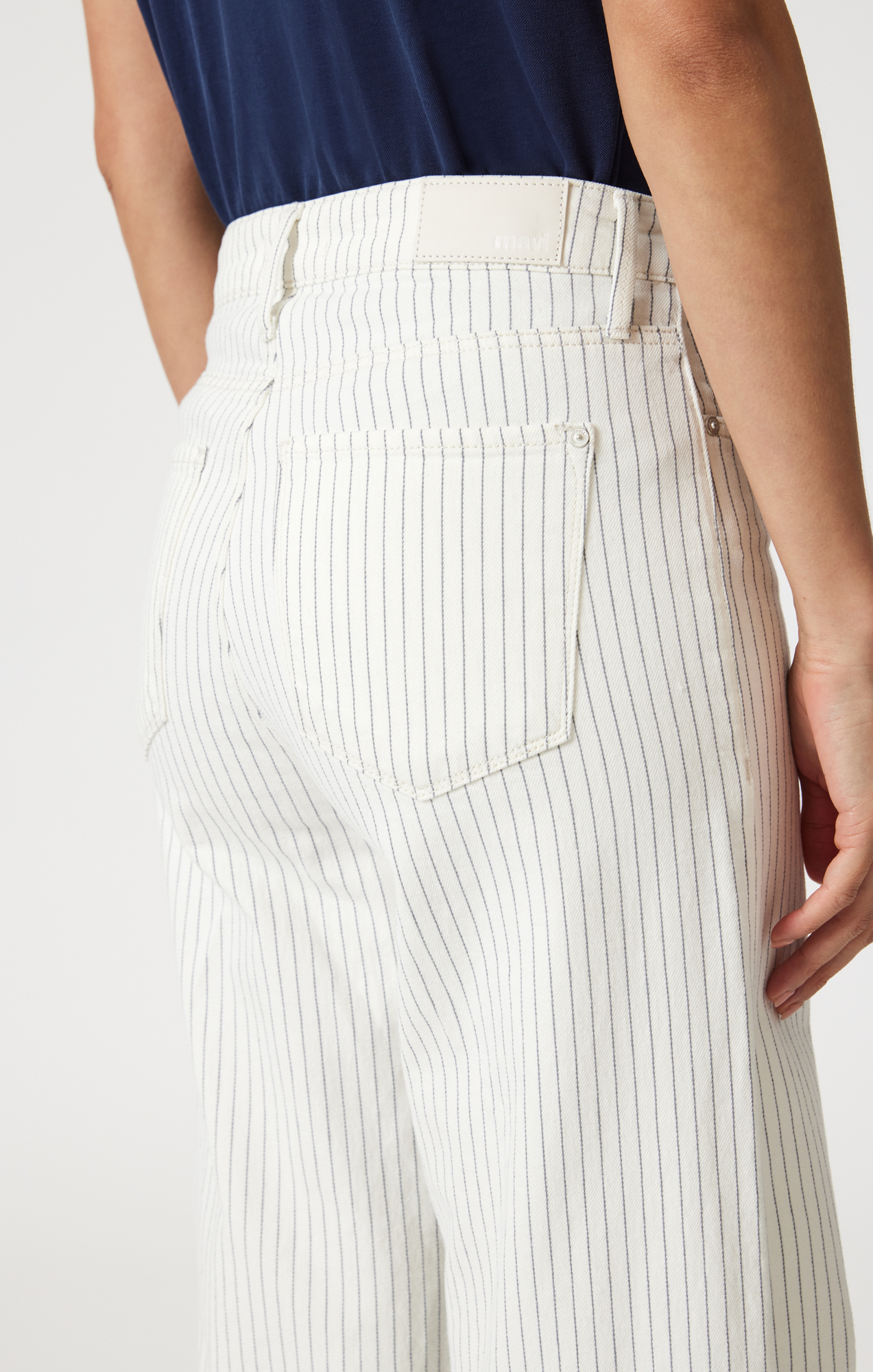 Jeans Paloma Mid Rise Stripe Mavi 88748