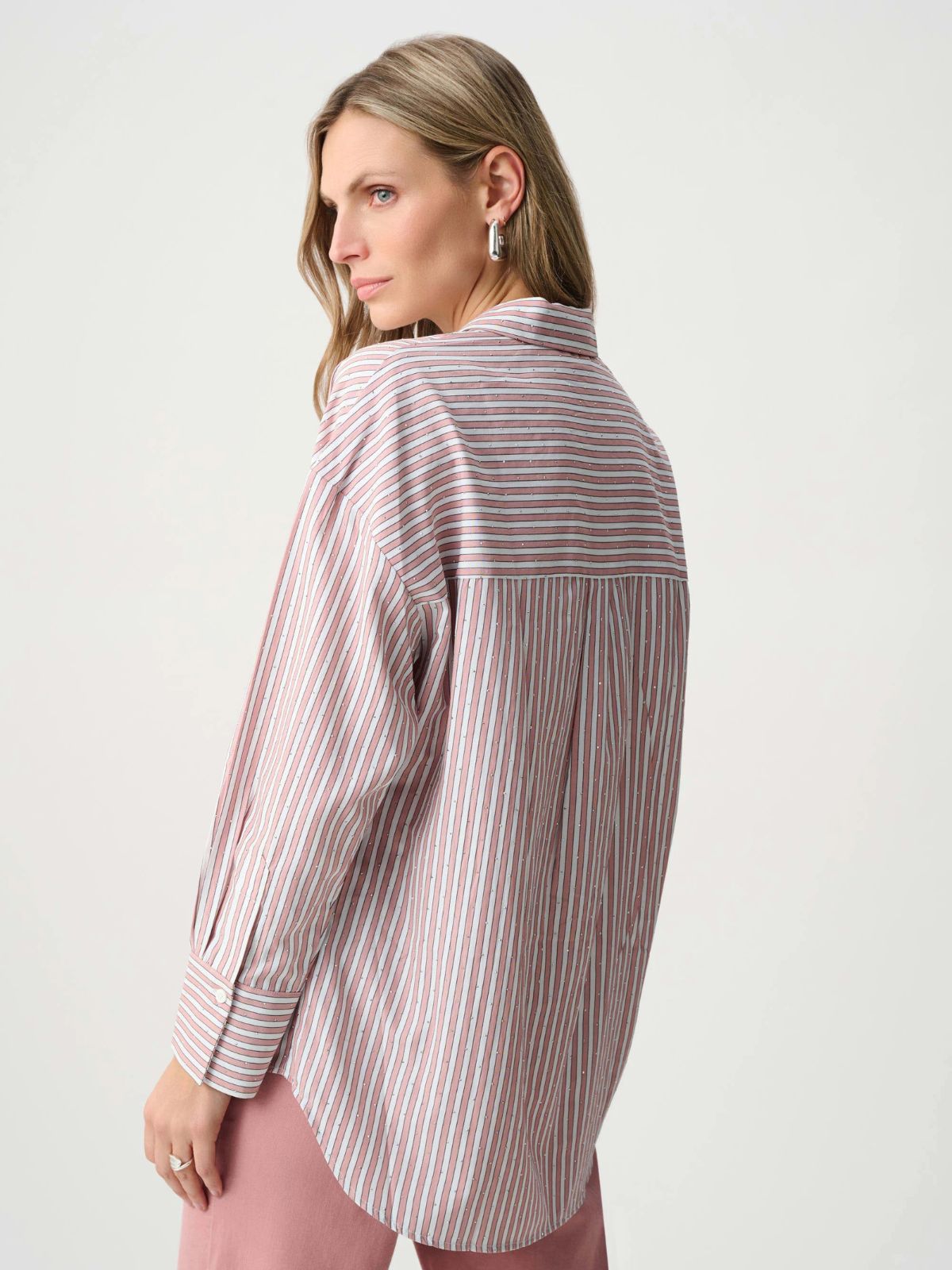 Blouse boxy en Tencel à rayures Joseph Ribkoff