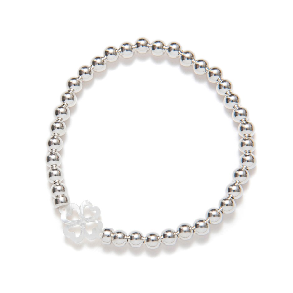 Bracelet Be a Talisman Trèfle Silver Beblue 