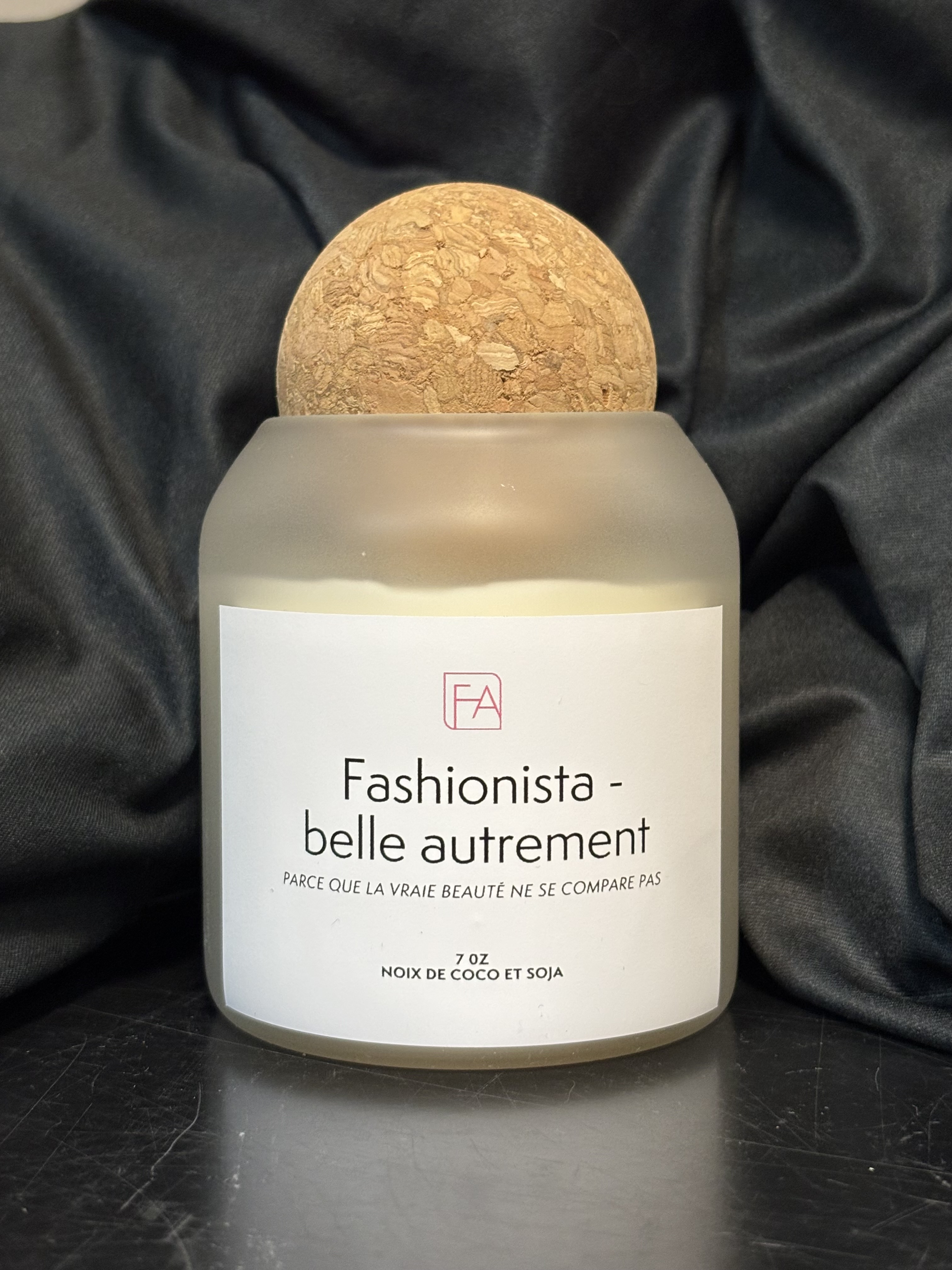 Chandelle Fashionista- belle autrement (Poire et Mandarine) 