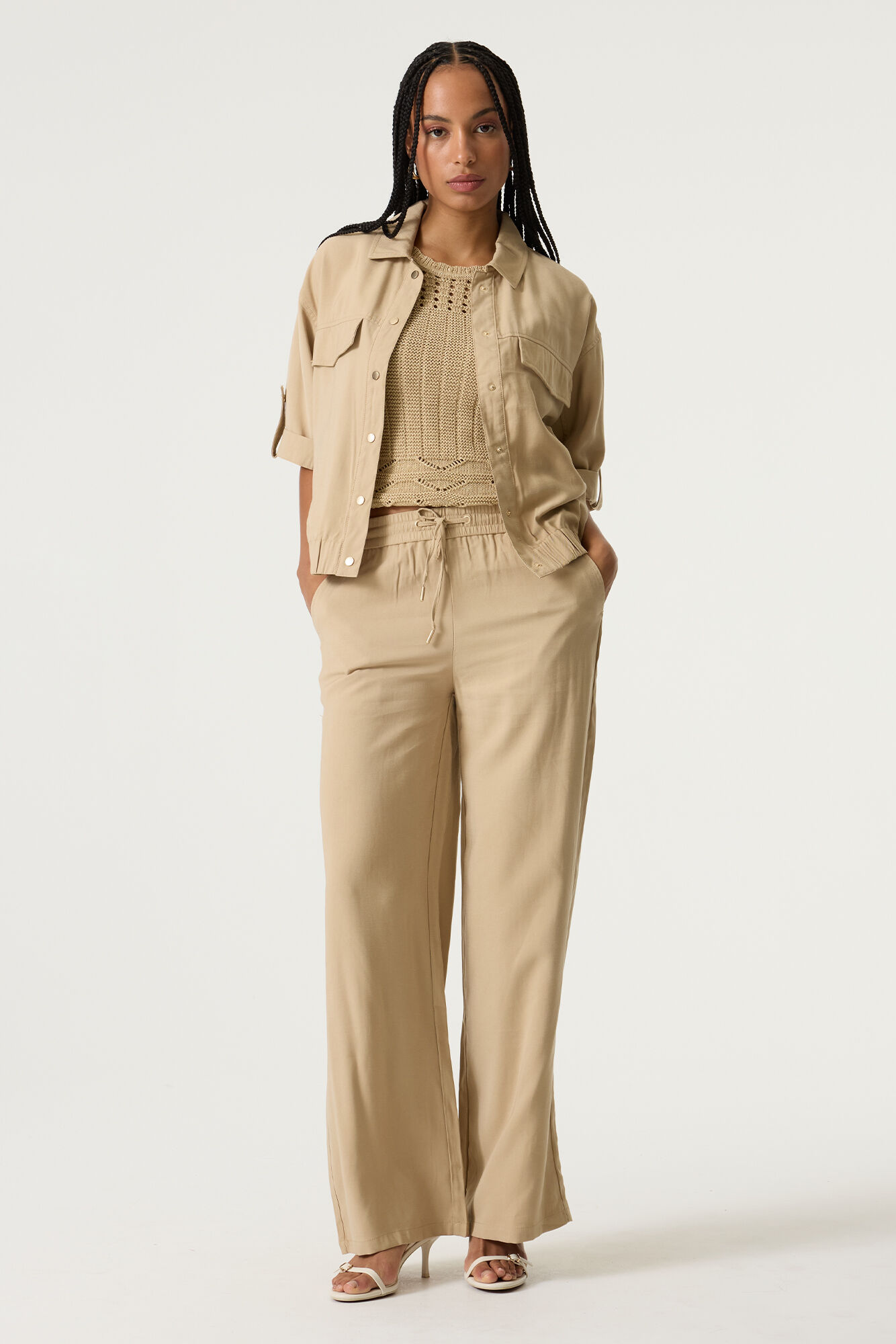 Pantalon à jambe large Garcia 