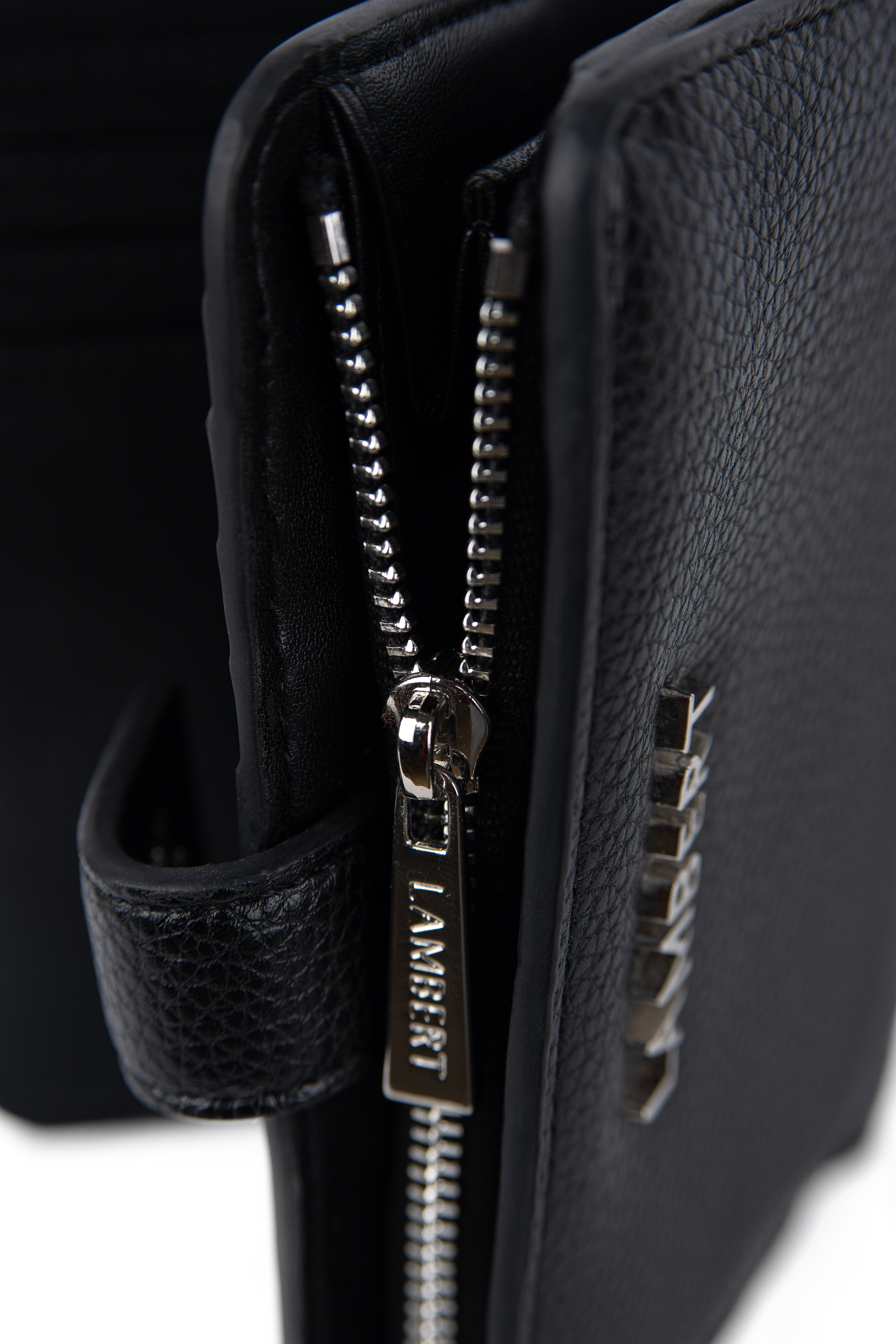 Le Carly - Portefeuille en cuir vegan noir
