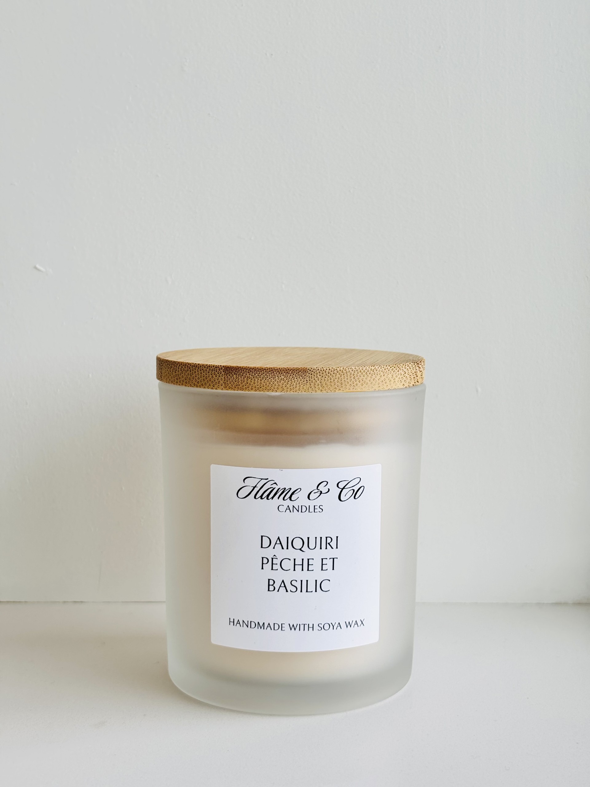  CHANDELLE DAIQUIRI PÊCHE ET BASILIC FLÂME & CO