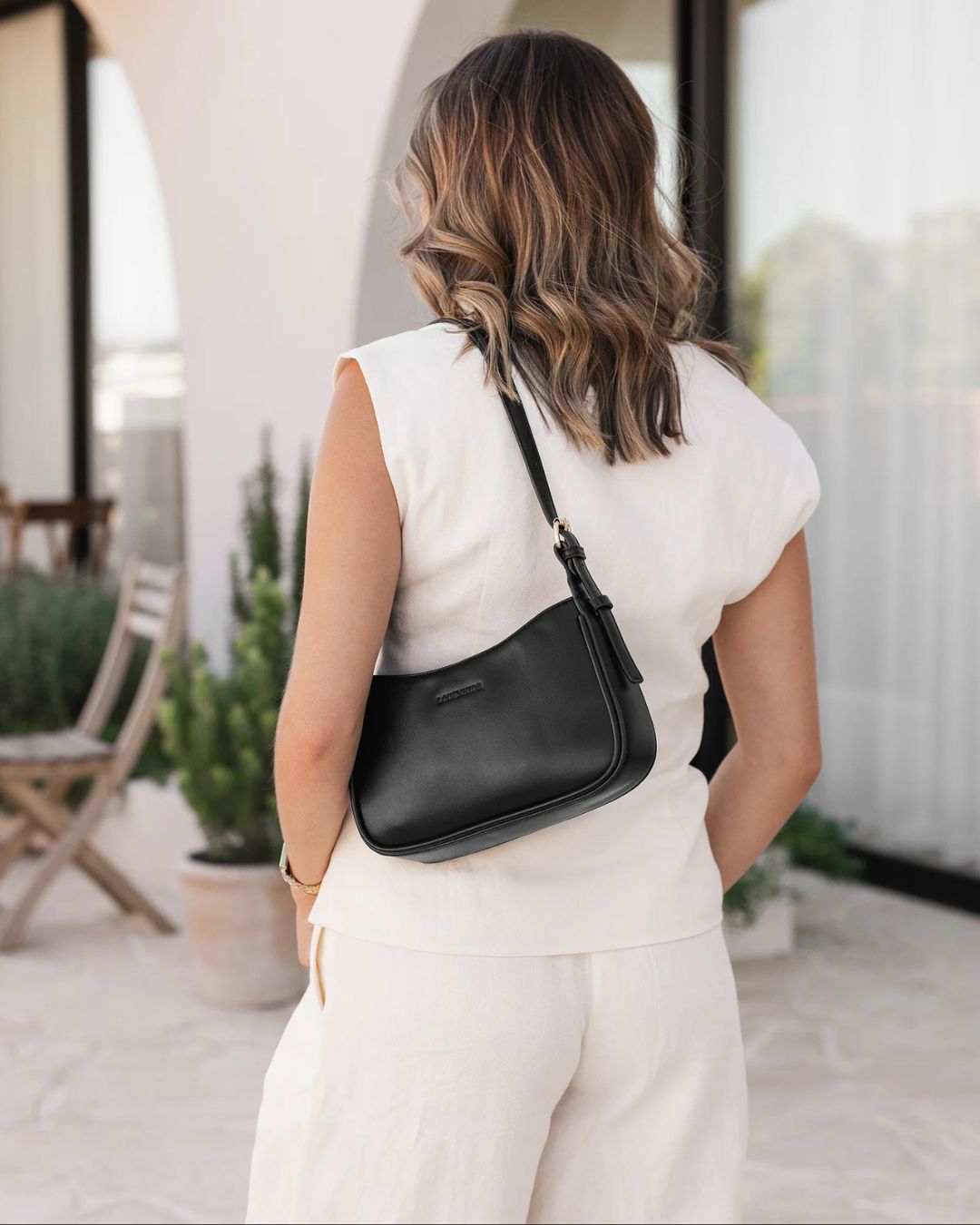 Sac d’épaule Ivy Noir Louenhide