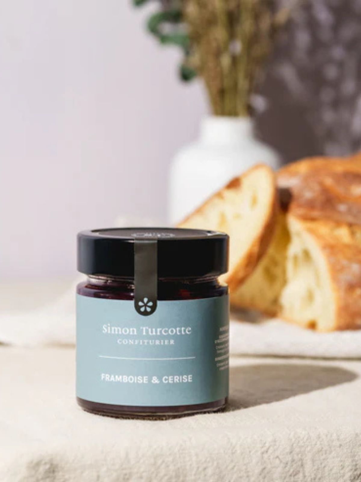 Confiture Framboise et cerise Simon Turcotte