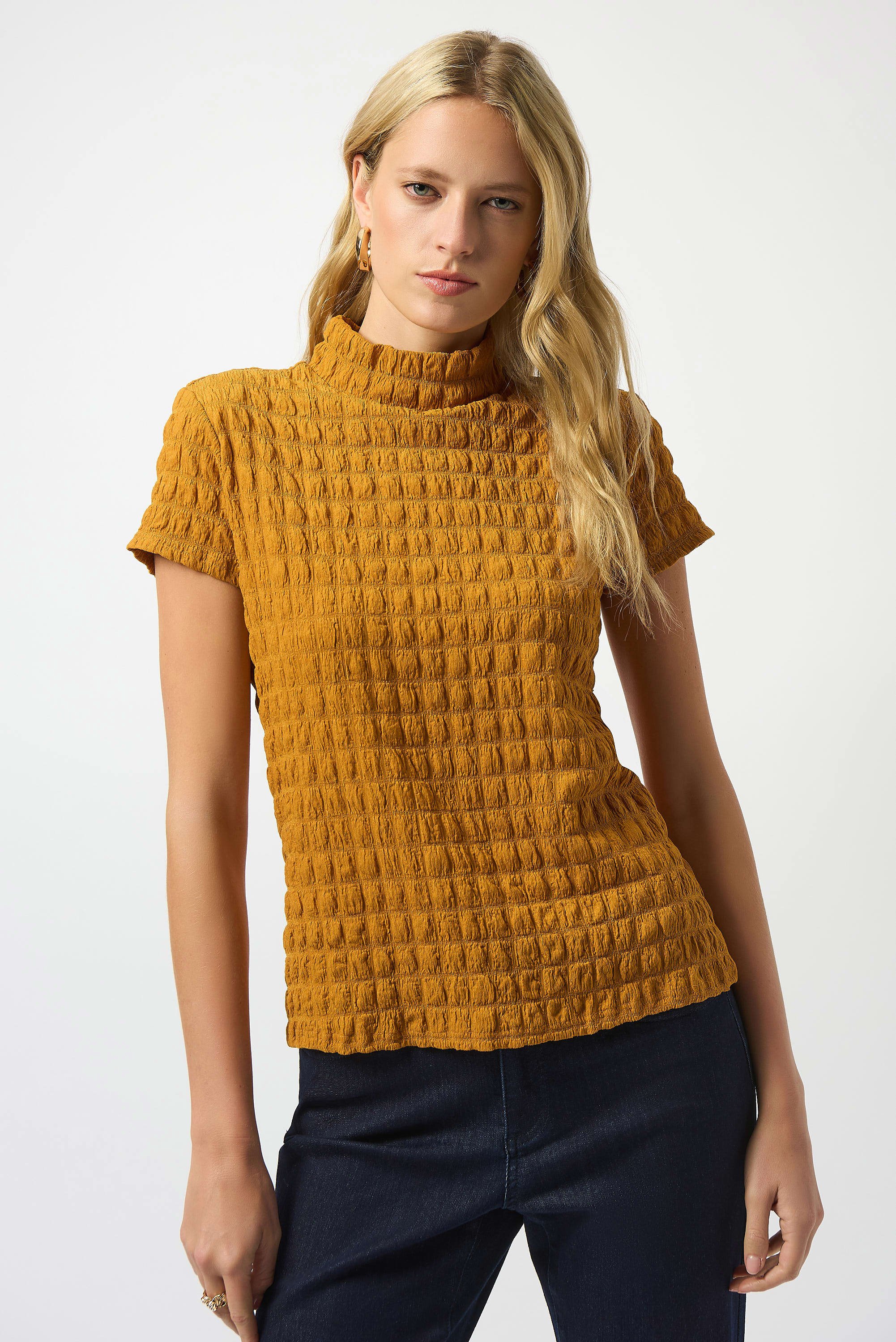 Haut Ajusté en Tricot Texturé Joseph Ribkoff 253256