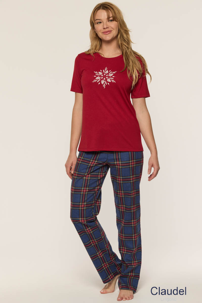 Pyjama 2pc carreauté Claudel