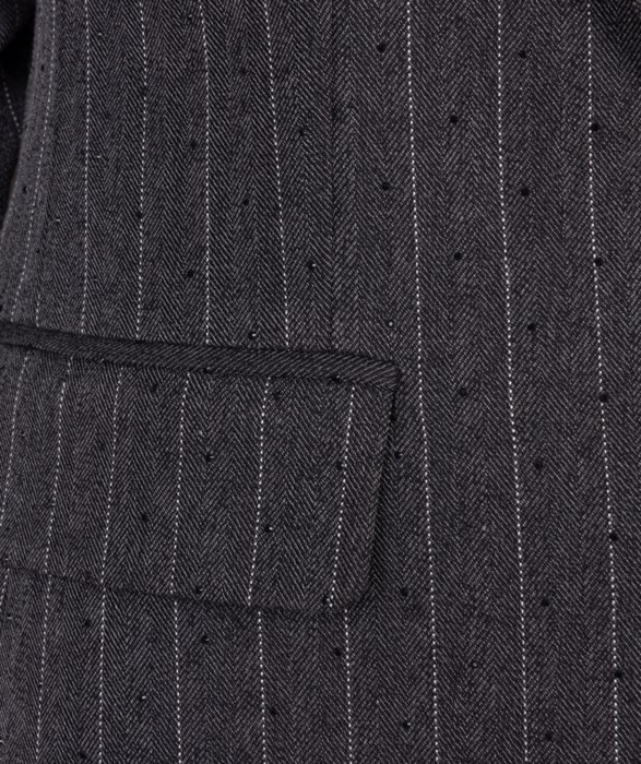 Blazer rayé orné de studs Esqualo F2510516