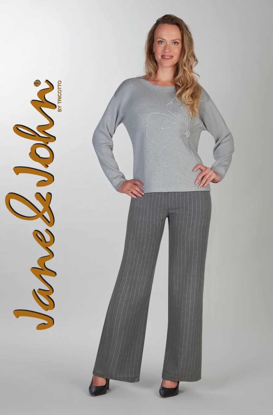 Pantalon avec rayure Tricotto