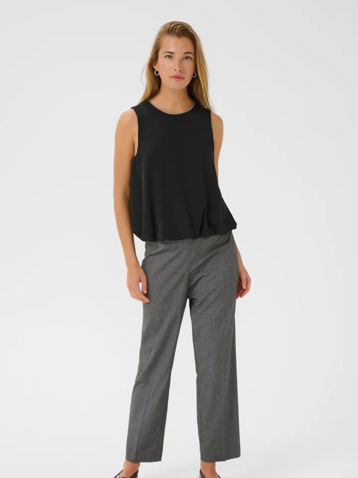 Camisole à col brillant Kaffe
