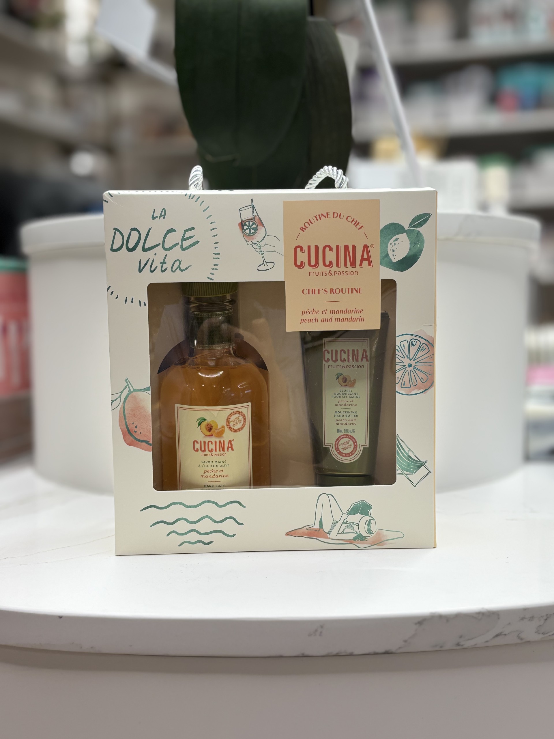 Coffret routine du chef pèche mandarine Fruits & Passion