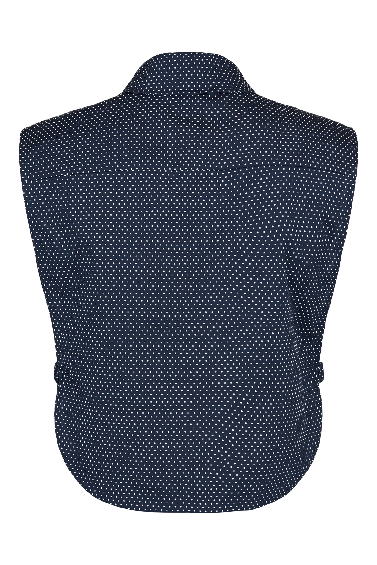 Col Plastron Imprimé de Petits Pois Sunday 6458 
