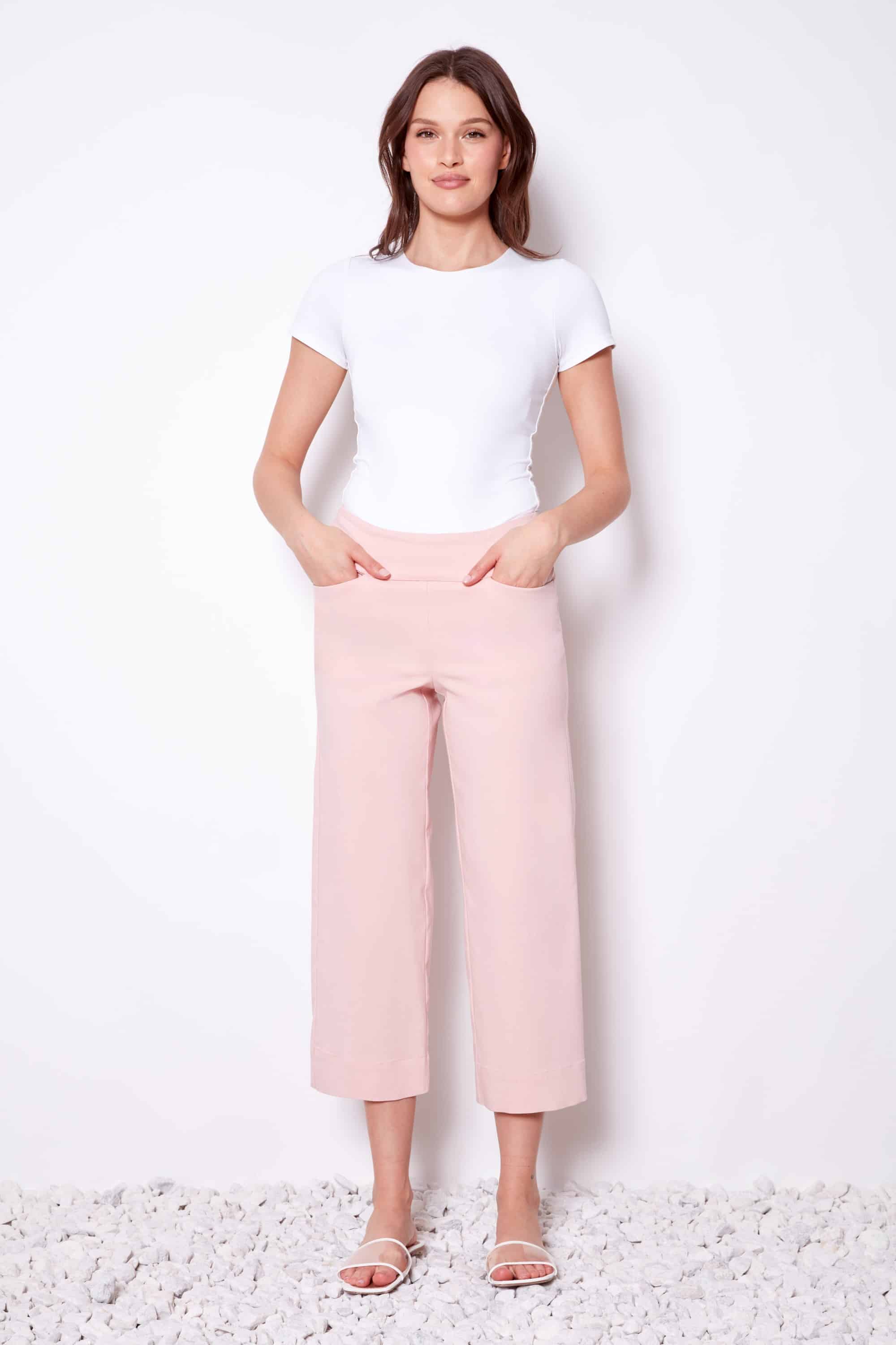 Pantalon Cropped Techno Effet Lin Up 68446