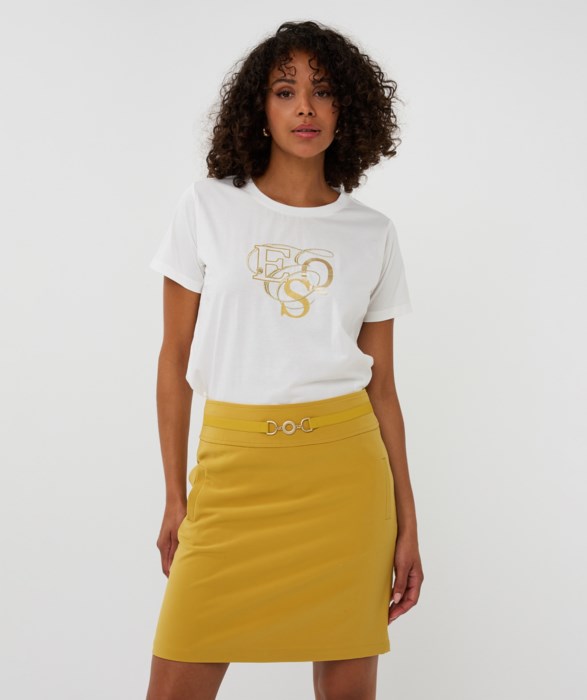T-shirt à lettrage bouclé Esqualo F2505529