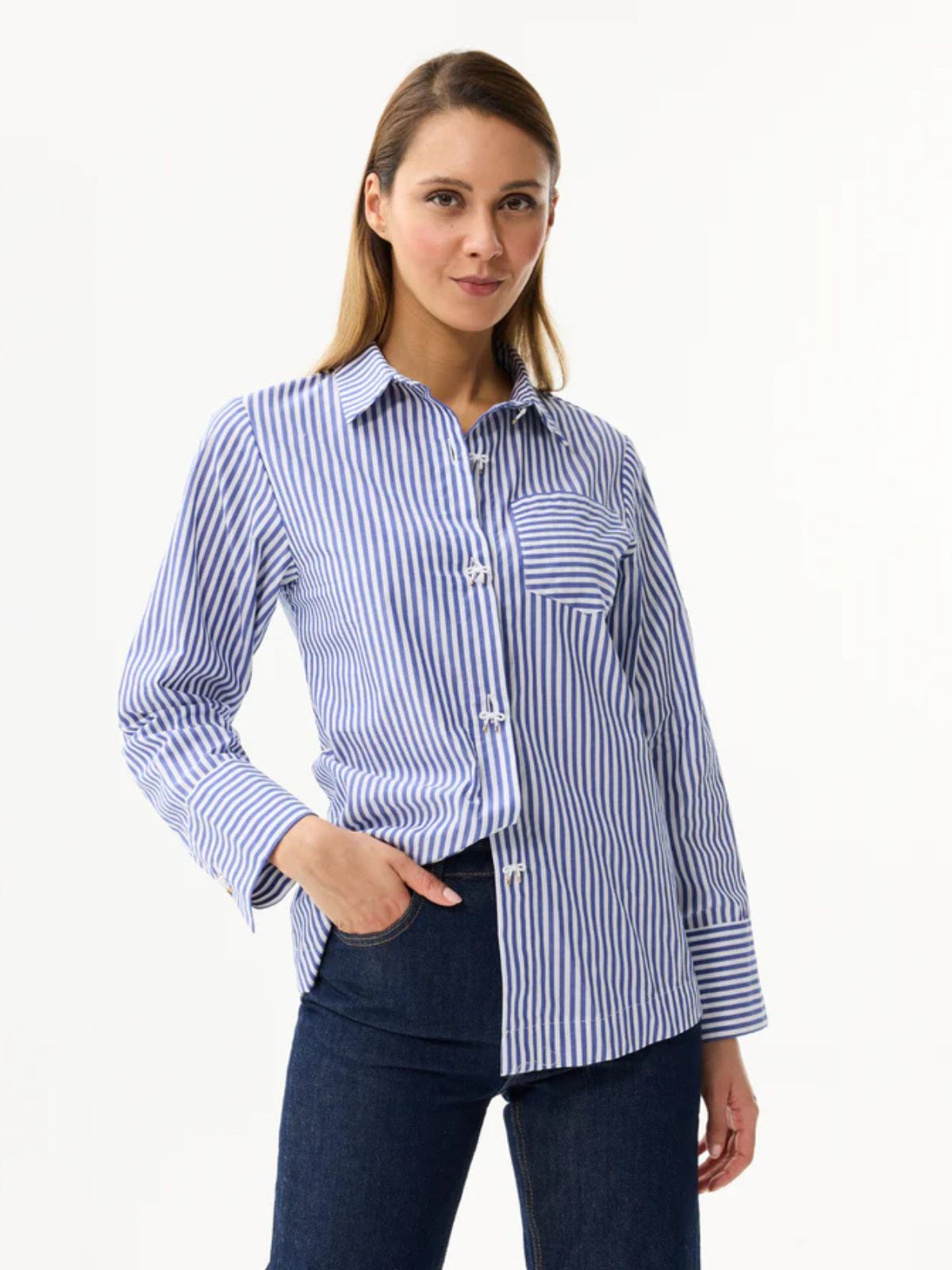 Chemise rayée Leo & Ugo