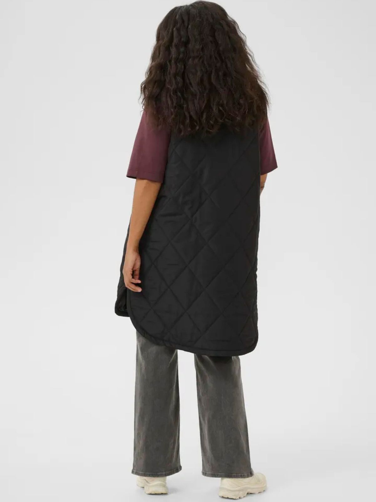 Veste Longue sans manche Kaffe Curve 