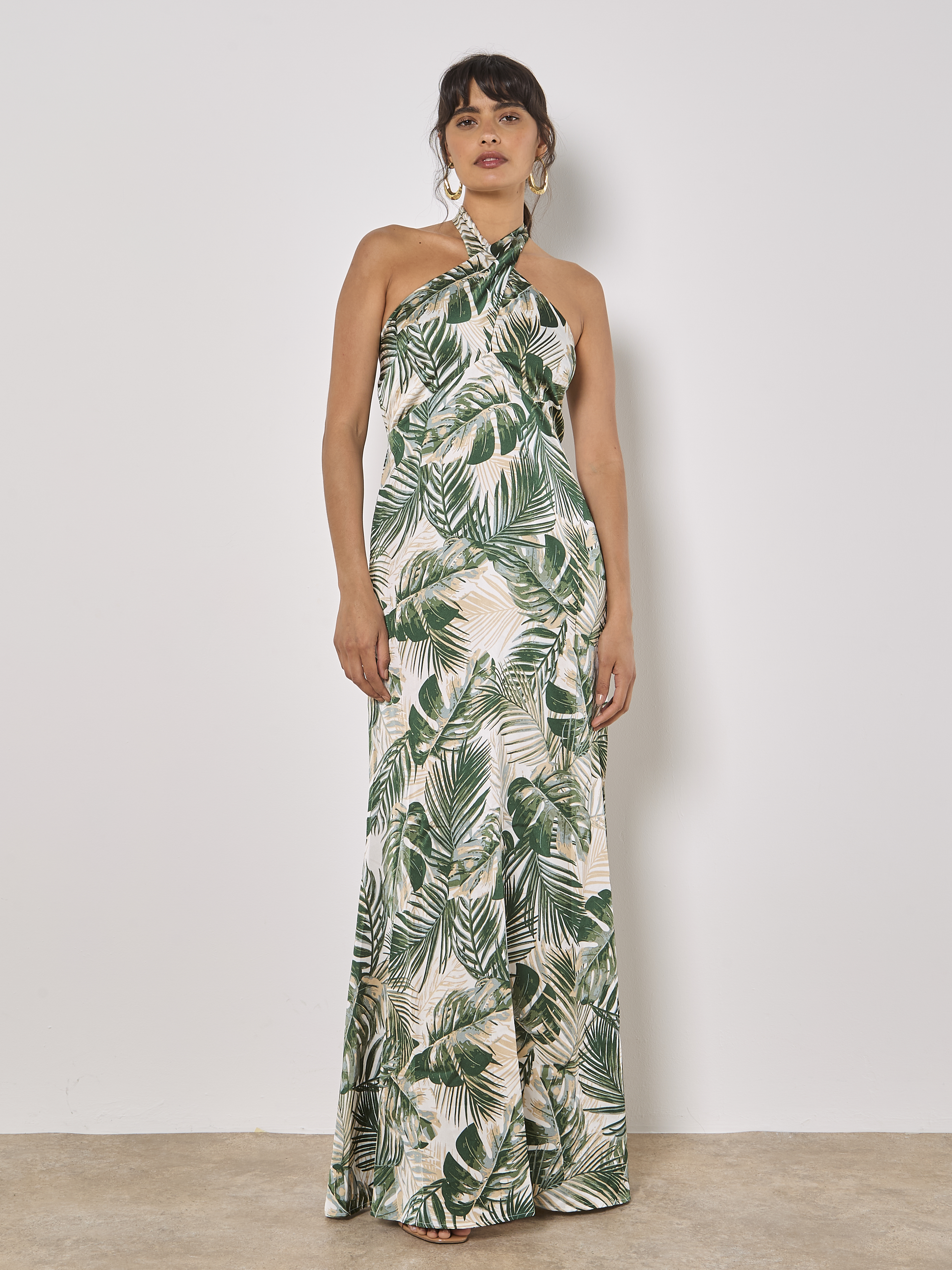  Robe Long en Satin Tropical Apricot 966758