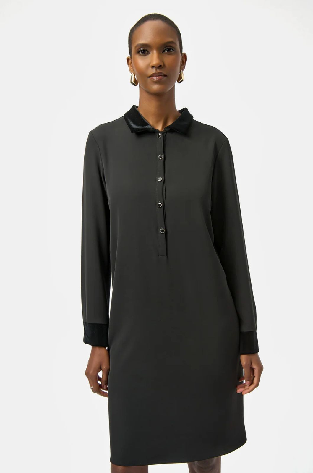 Robe avec col en velour Joseph Ribkoff