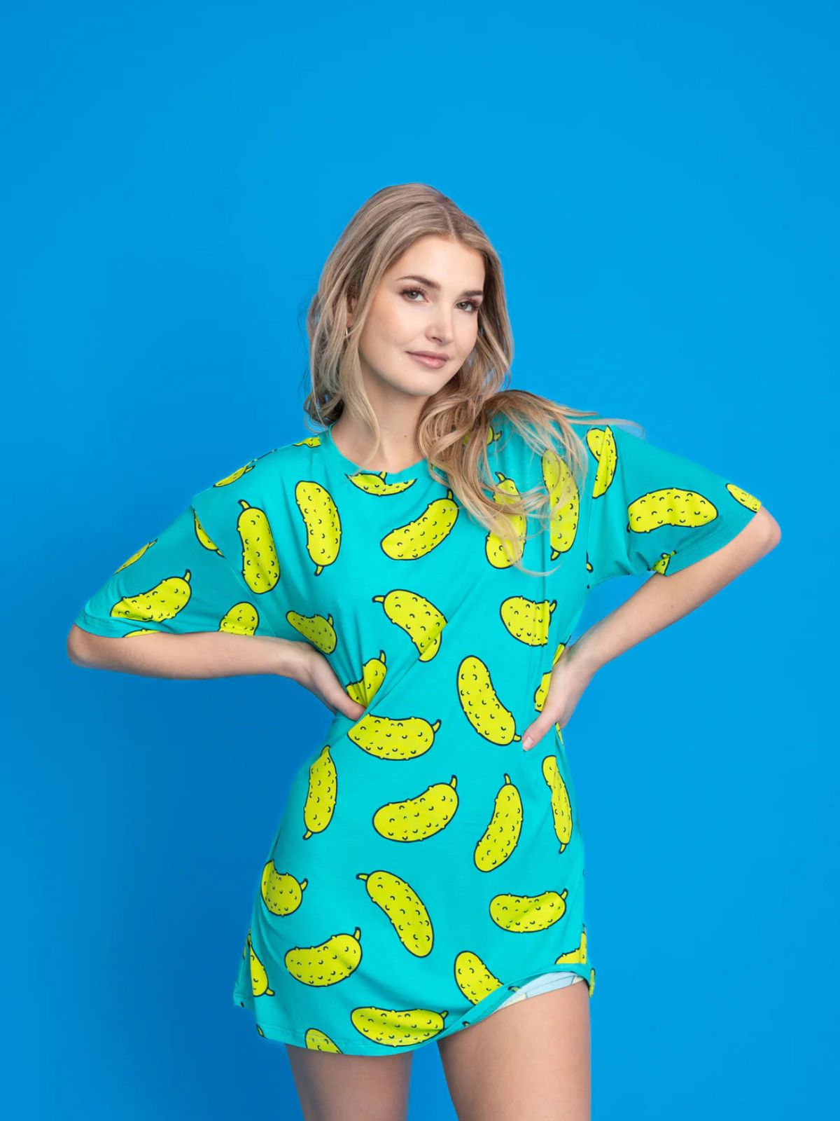 T-Shirt long Unisexe "DILL WITH IT" Pop Underwear